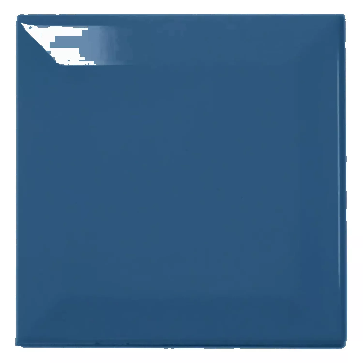Metro tegel Blauw Glanzend 10x10 cm Met Facet Catarina Zafiro