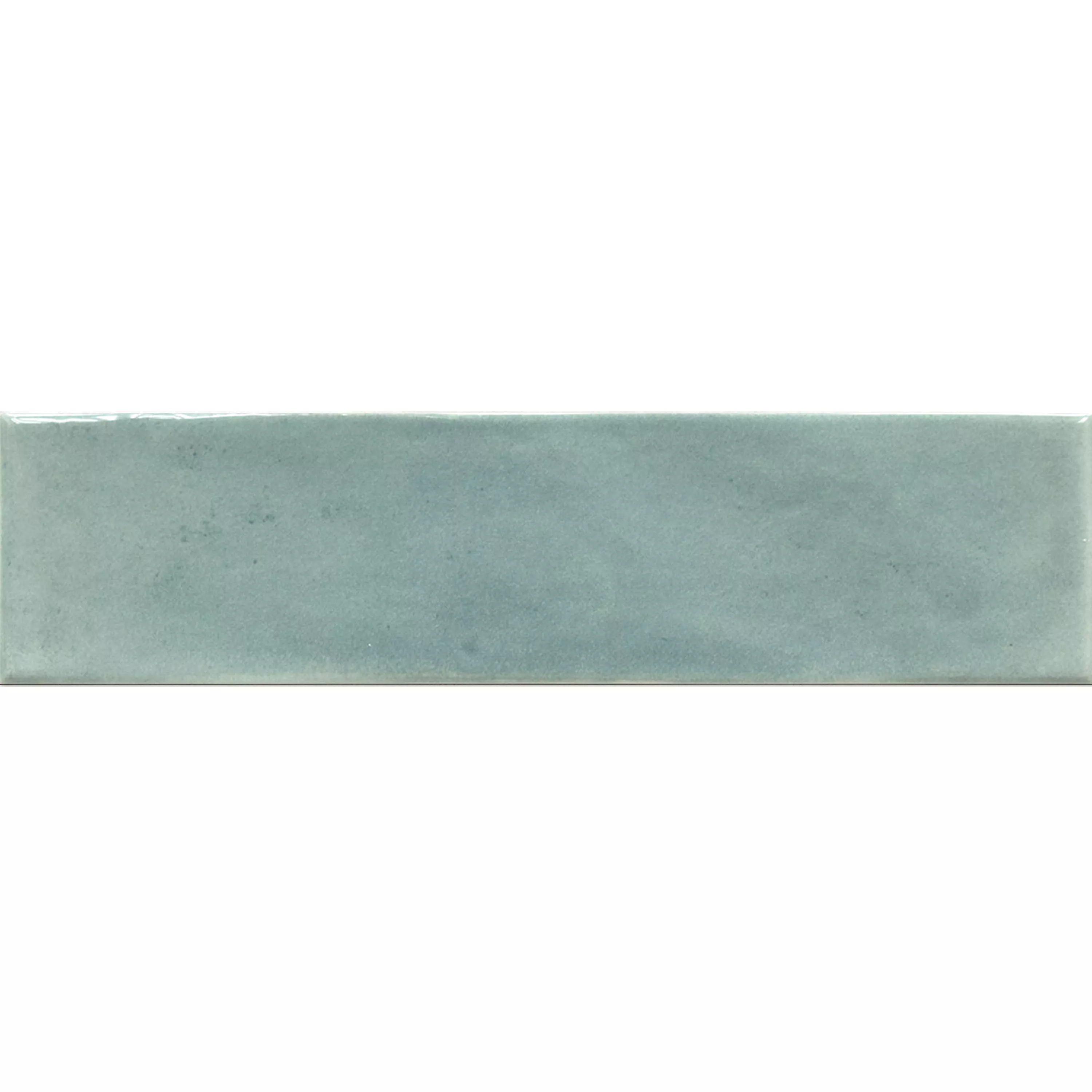 Wandtegels Conway Gegolfd 7,5x30cm Turquoise Wandtegels Conway Gegolfd 7,5x30cm Turquoise