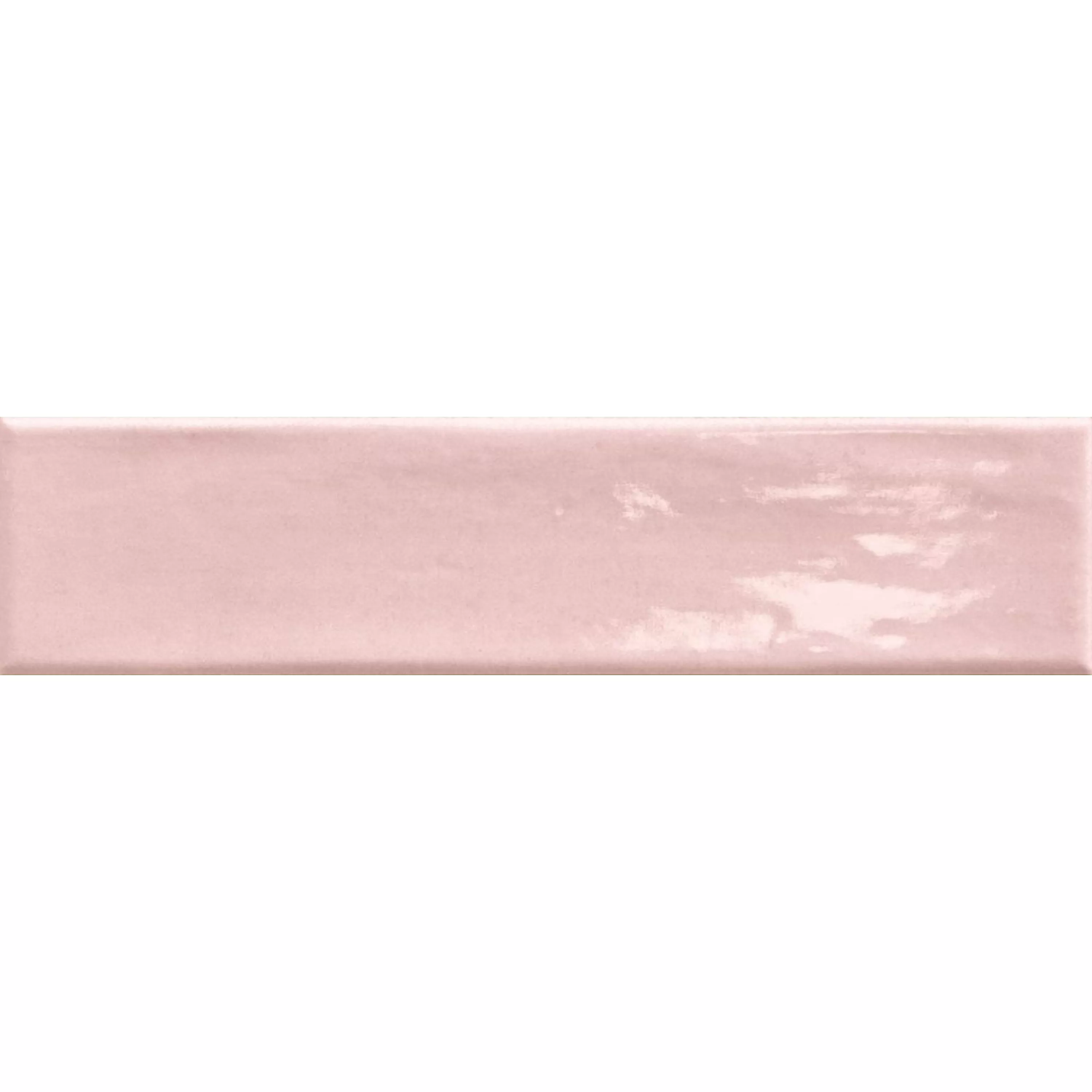 Wandtegels Tropea Glanzend Gegolfd Rosa 7,5x30cm