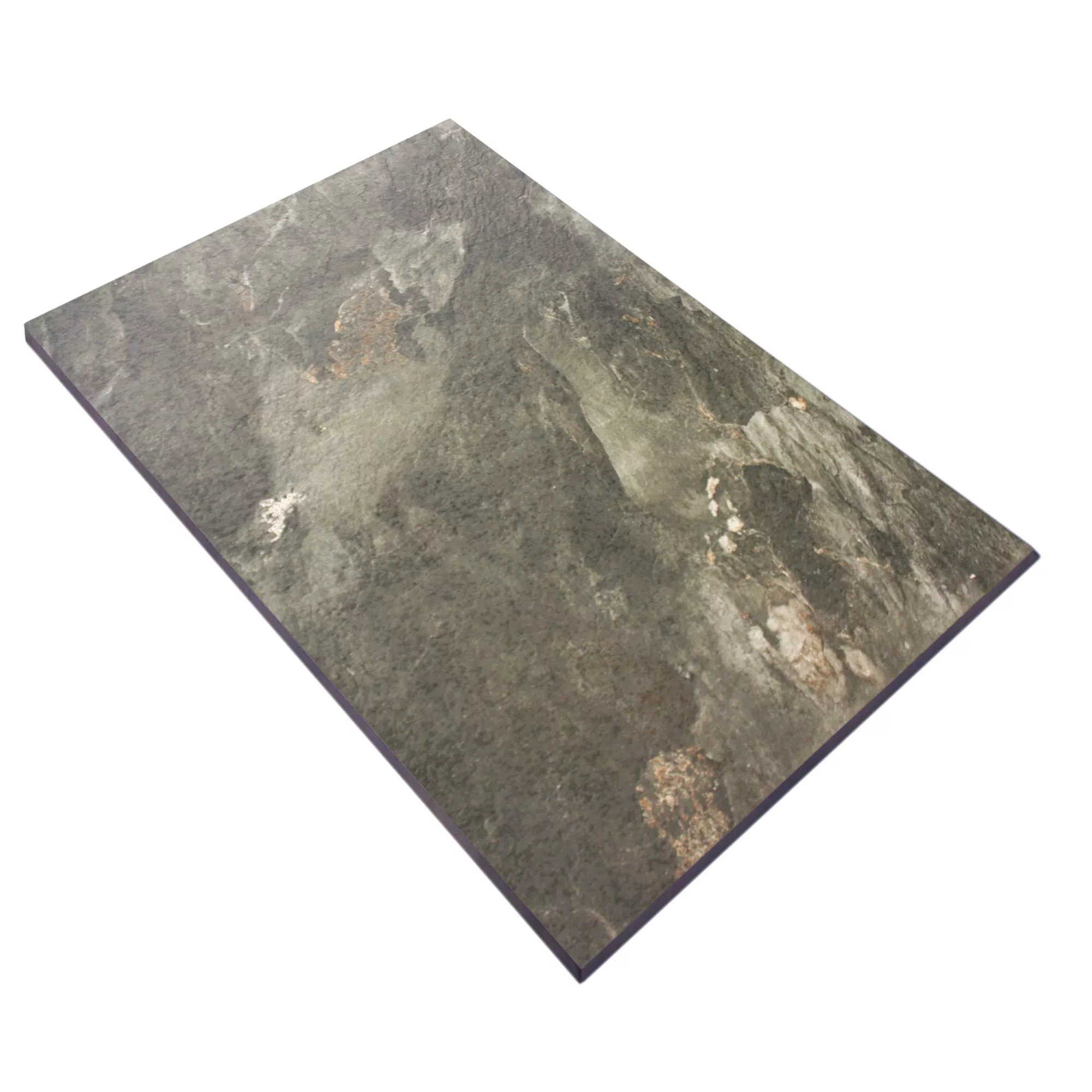 Sample Vloertegels Kornat Slate Negro 60x120cm