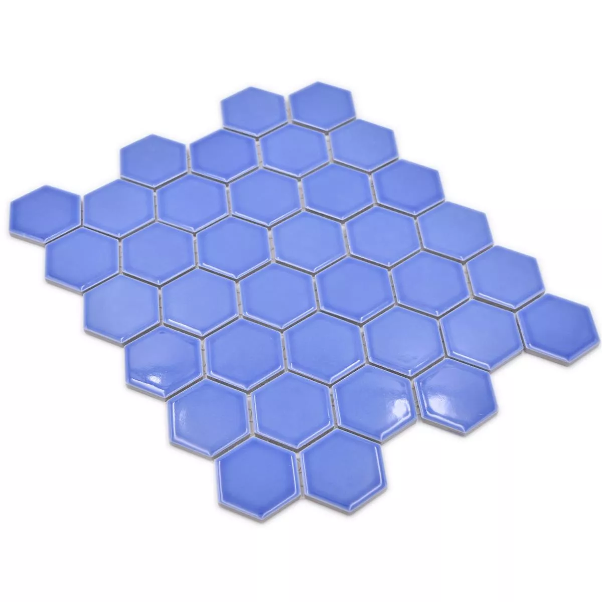 Keramiek Mozaïek Salomon Hexagon Lichtblauw H51