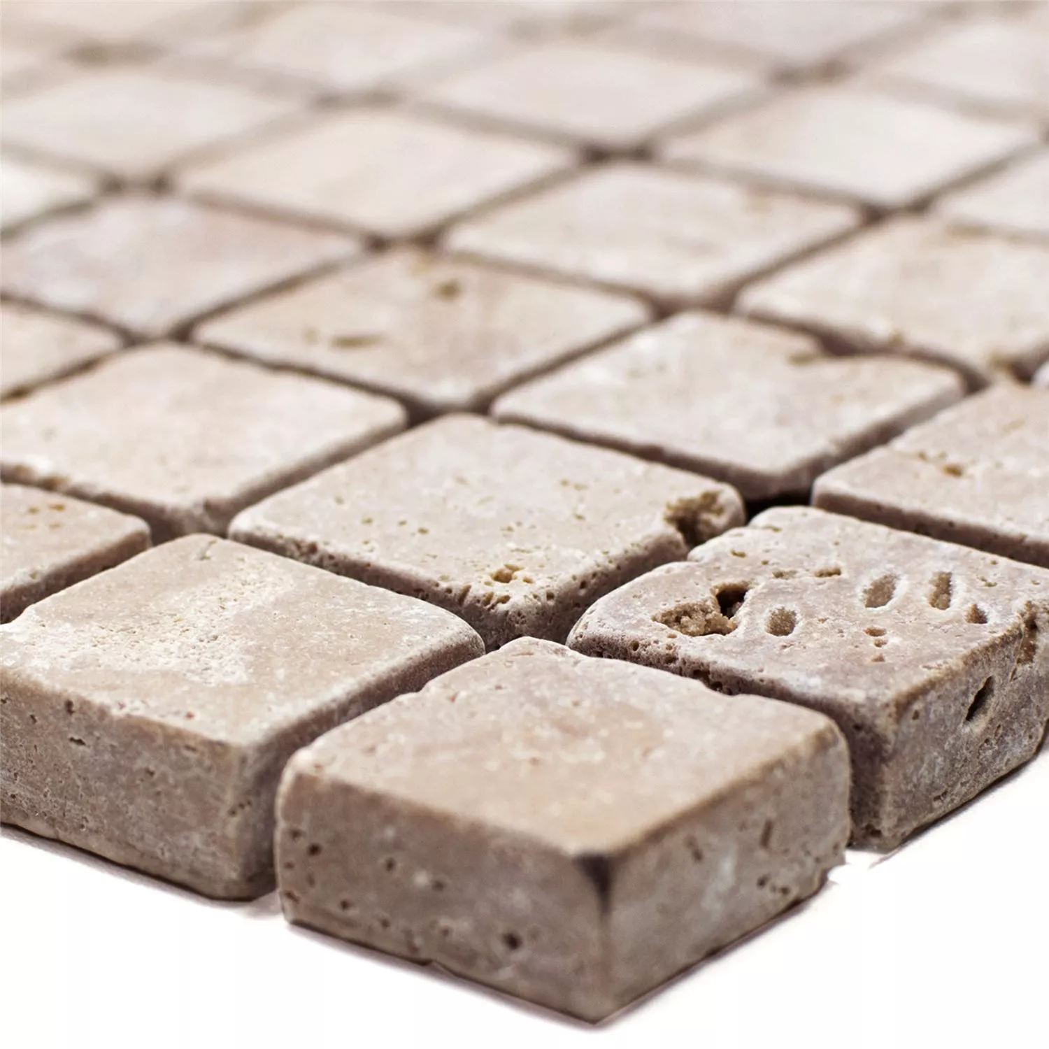 Mozaïektegels Travertin Patara Noce 23