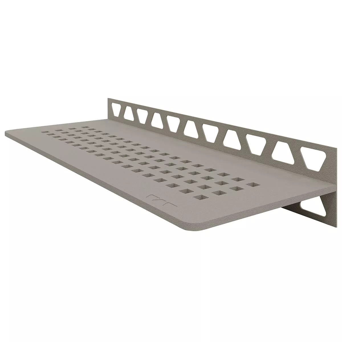 Doucheplank wandplank Schlüter rechthoek 30x11,5cm vierkant beige