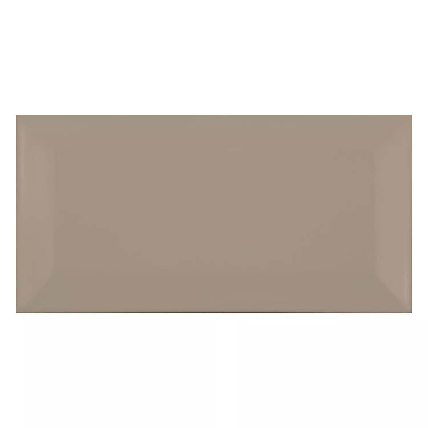 Metro tegel Bruin Mat 7,5x15 cm Met Facet Pitcox Mink