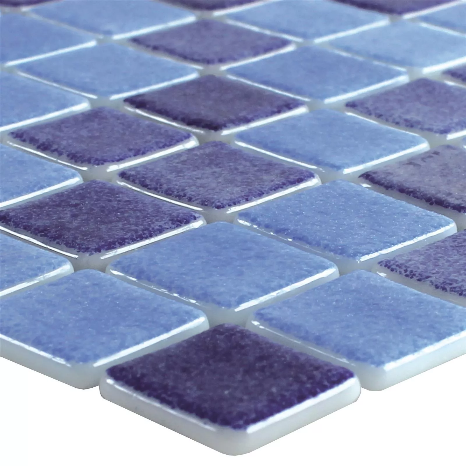 Glas Zwembad Mozaïek Antonio Blauw Mix