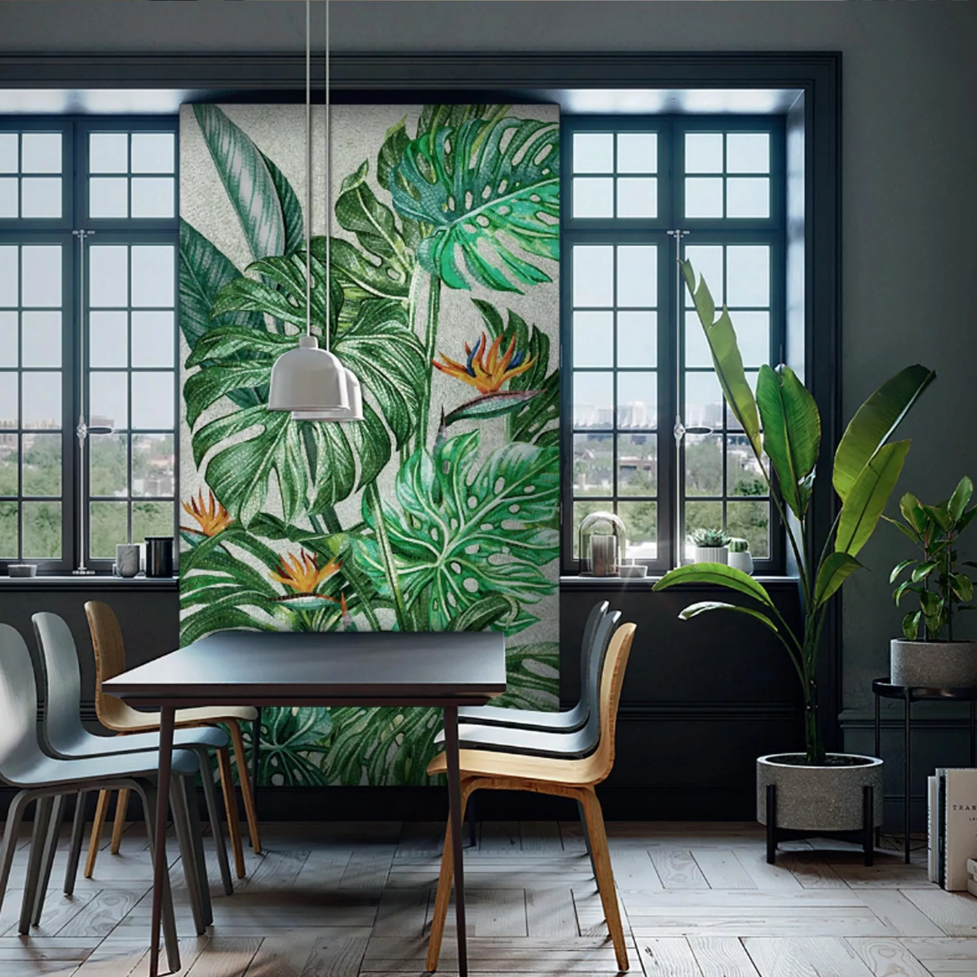 Glasmozaïek Beeld Greenenergy 130x240cm