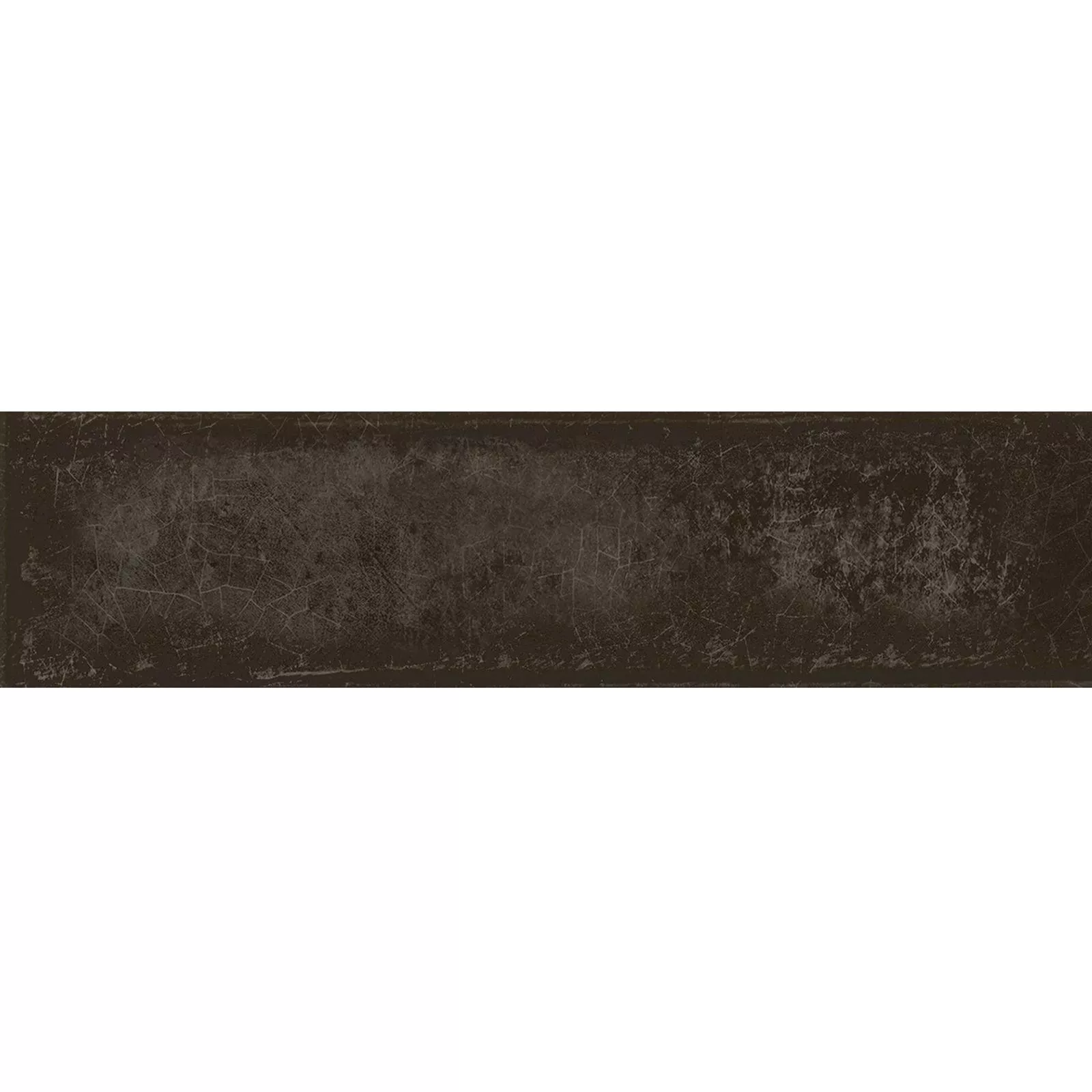 Wandtegels Maestro Gegolfd Glanzend Antraciet 7,5x30cm