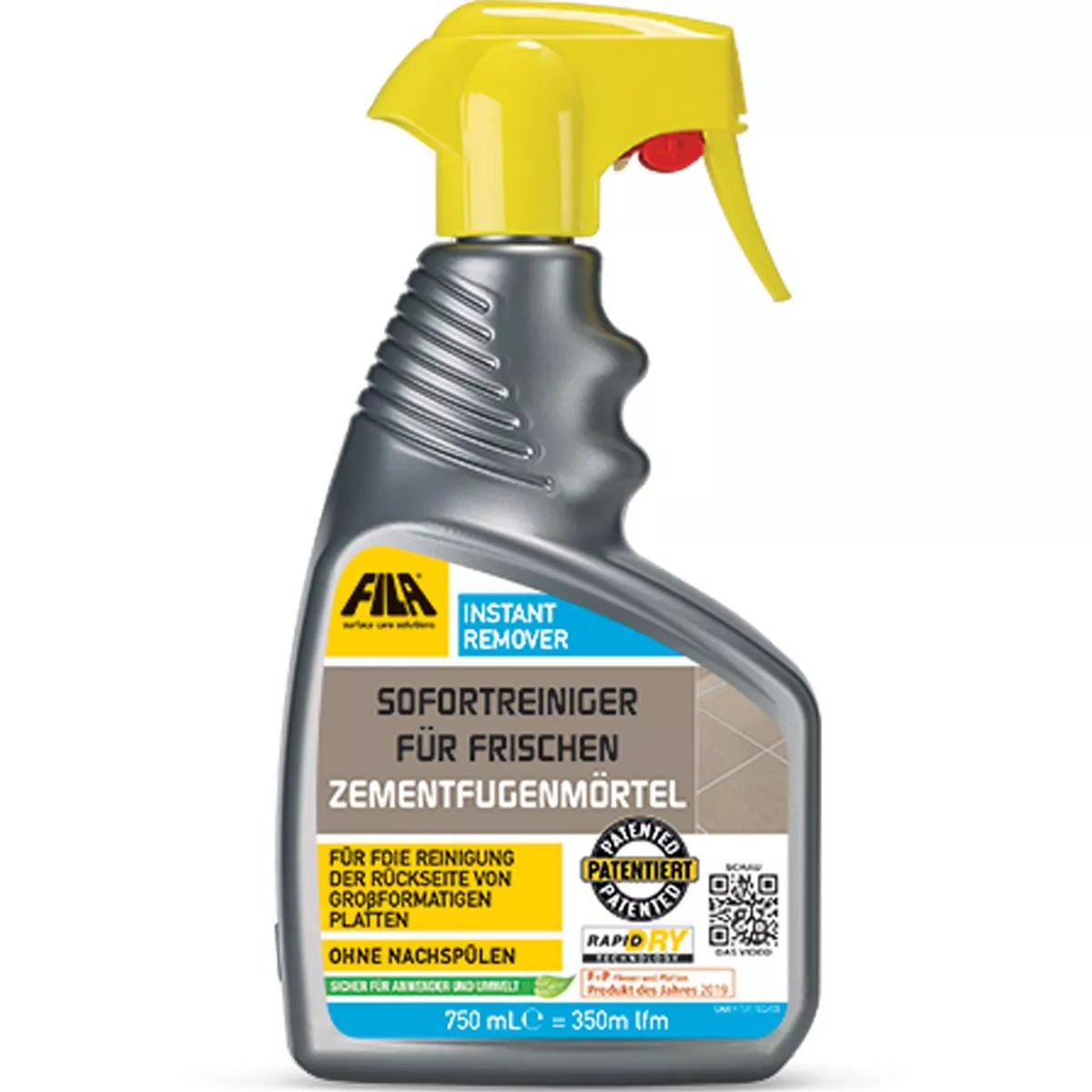 Fila INSTANT REMOVER reiniger voor cementmortel 750 ML Fila INSTANT REMOVER reiniger voor cementmortel 750 ML