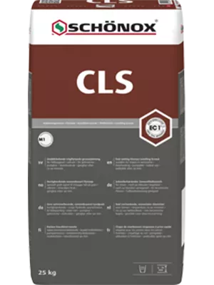 Sneller uithardende cementvloeibare dekvloer Schönox CLS Sneller uithardende cementvloeibare dekvloer Schönox CLS