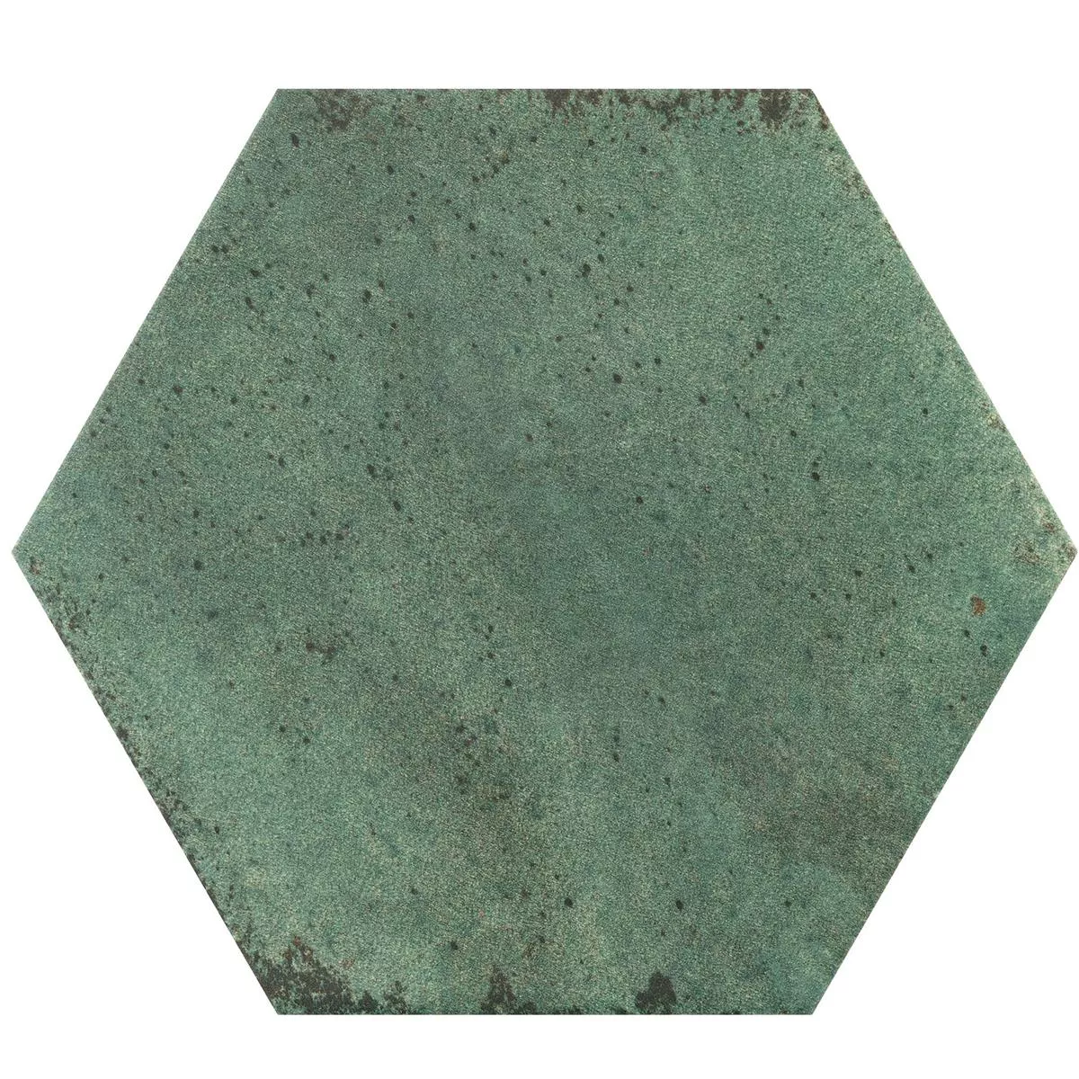 Vloertegels Arosa Mat Hexagon Smaragdgroen 17,3x15cm