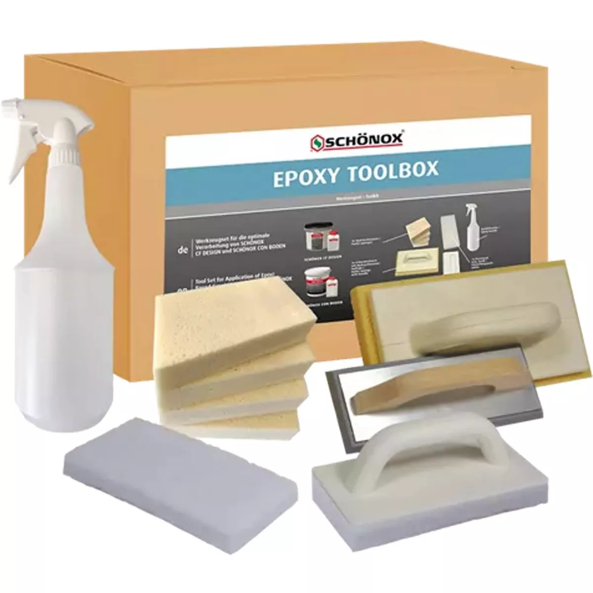 Epoxyhars gereedschapset Schönox Epoxy Toolbox