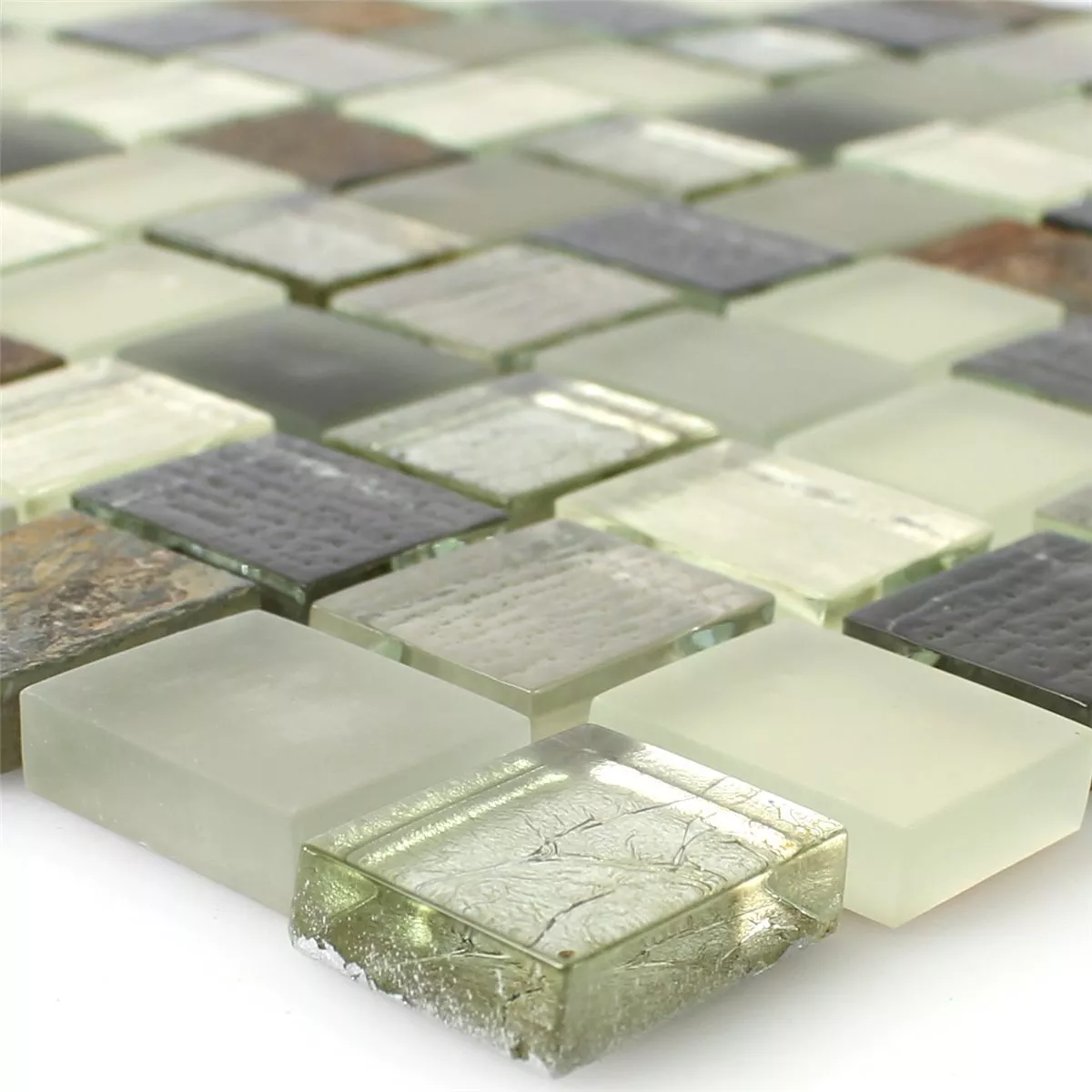 Mozaïektegel Glas Natuursteen Rustik