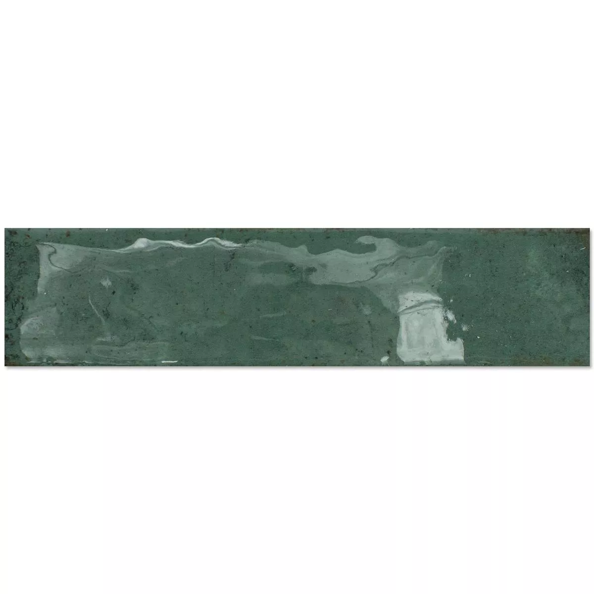 Wandtegels Kiowa Glanzend Gegolfd 6x25cm Groen Wandtegels Kiowa Glanzend Gegolfd 6x25cm Groen