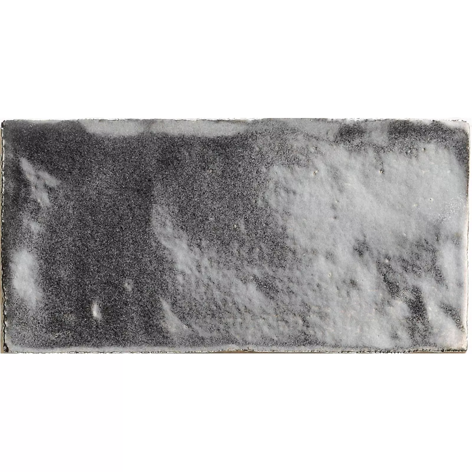 Wandtegels Algier Handgemaakte 7,5x15cm Zilver Wandtegels Algier Handgemaakte 7,5x15cm Zilver
