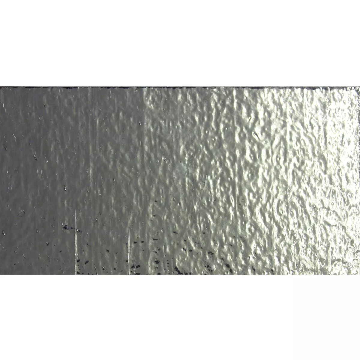 Metro Glastegels Subway Zilver Mirage Corrugated 7,5x15cm Metro Glastegels Subway Zilver Mirage Corrugated 7,5x15cm