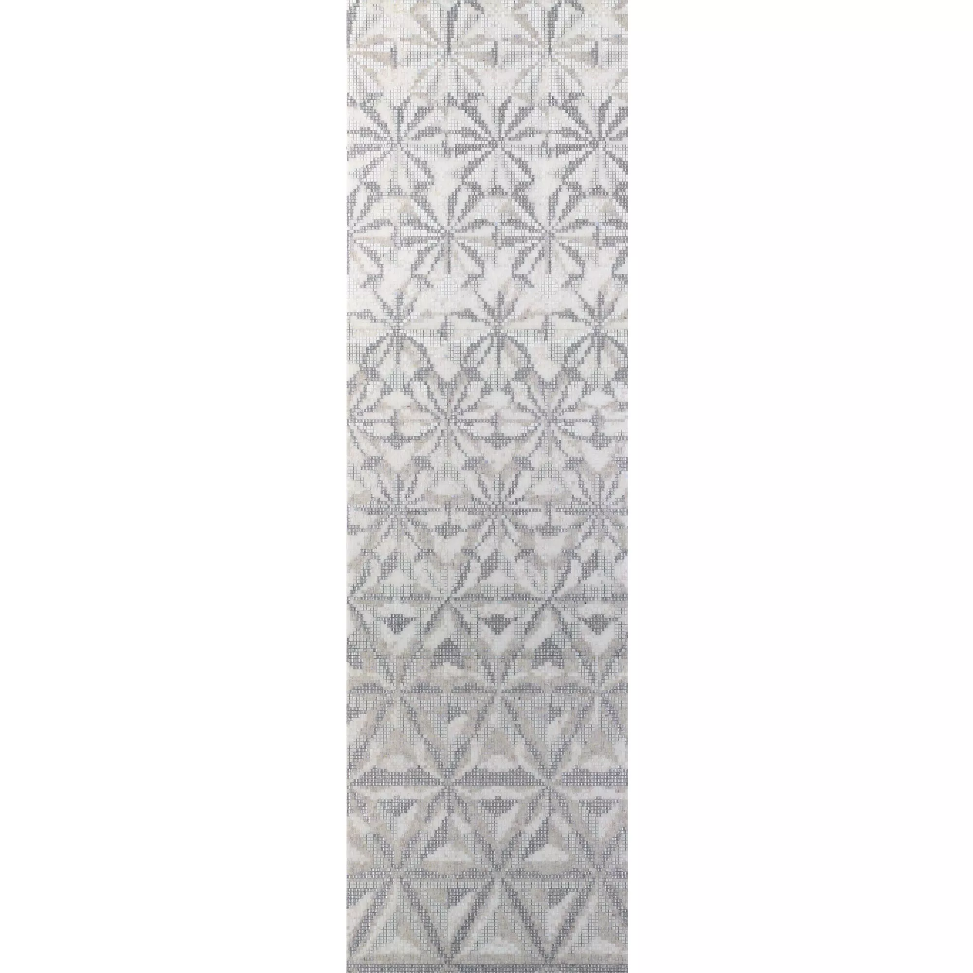 Glasmozaïek Beeld Magicflower White 110x240cm Glasmozaïek Beeld Magicflower White 110x240cm