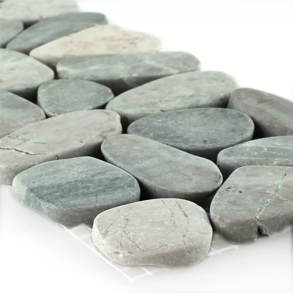 Kiezelsteen Tegelranden 10x30cm Lichtgrijs Pebbles Kiezelsteen Tegelranden 10x30cm Lichtgrijs Pebbles