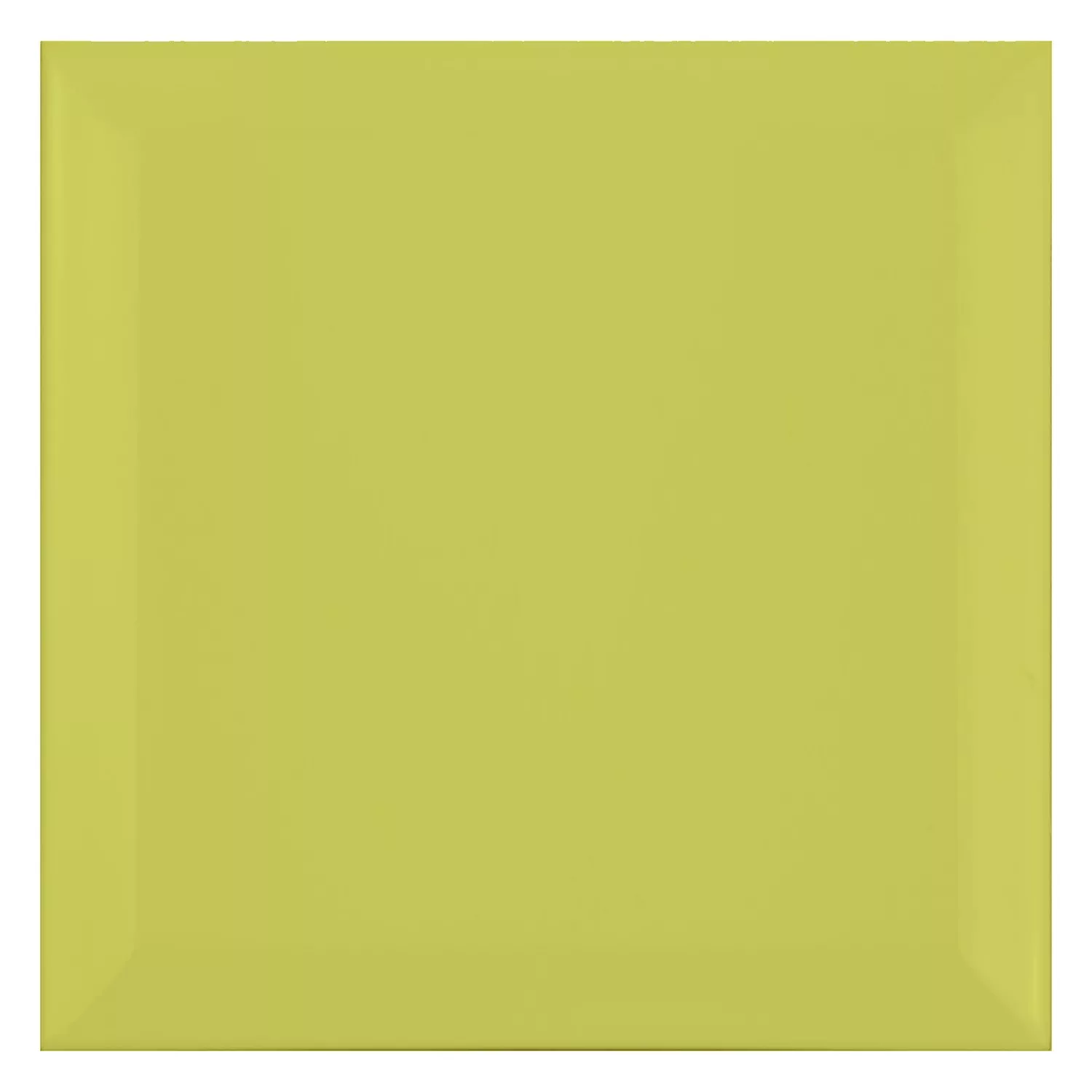 Metro tegel Groen Mat 15x15 cm Met Facet Eris Pistacho