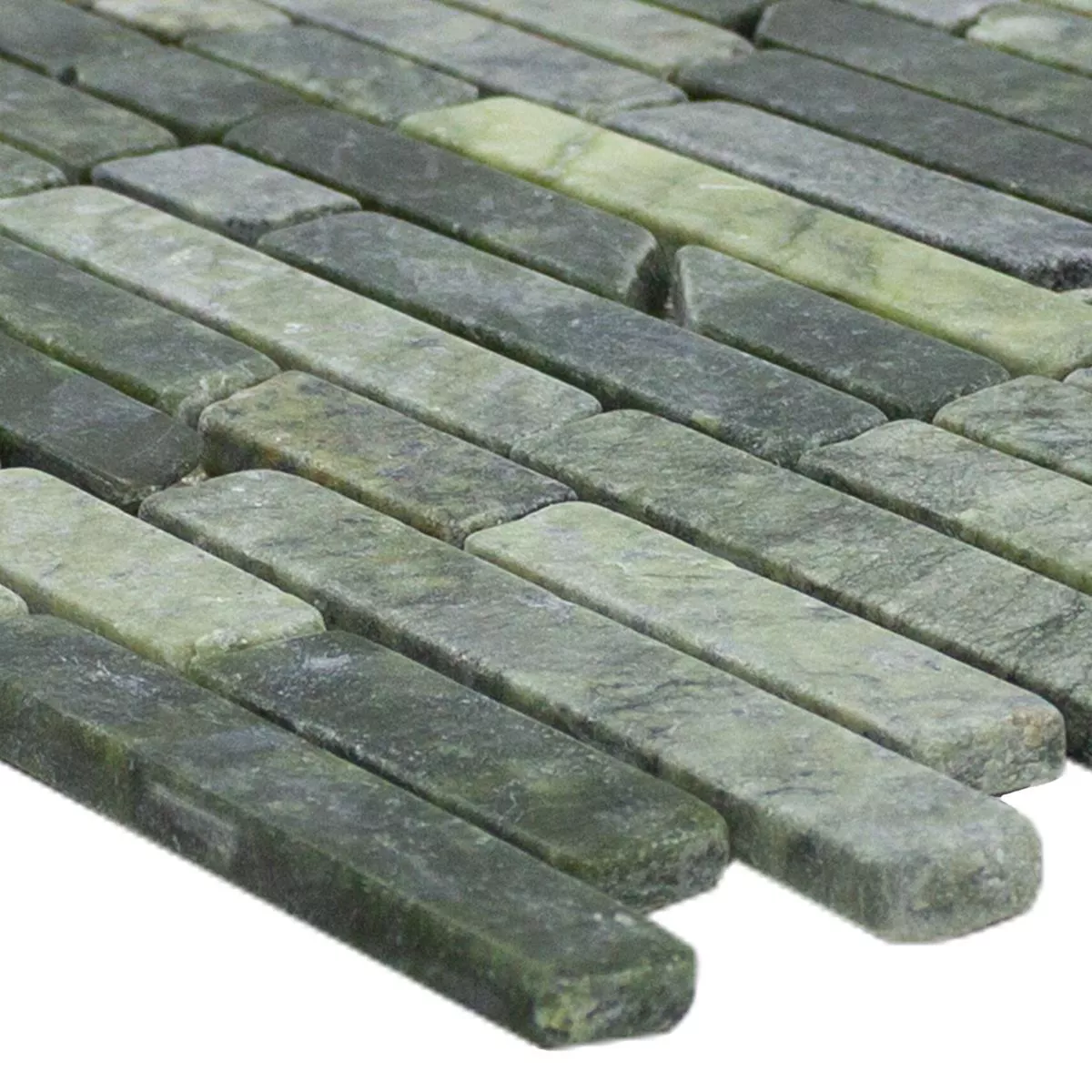 Mozaïektegel Brick Mali Donkergroen