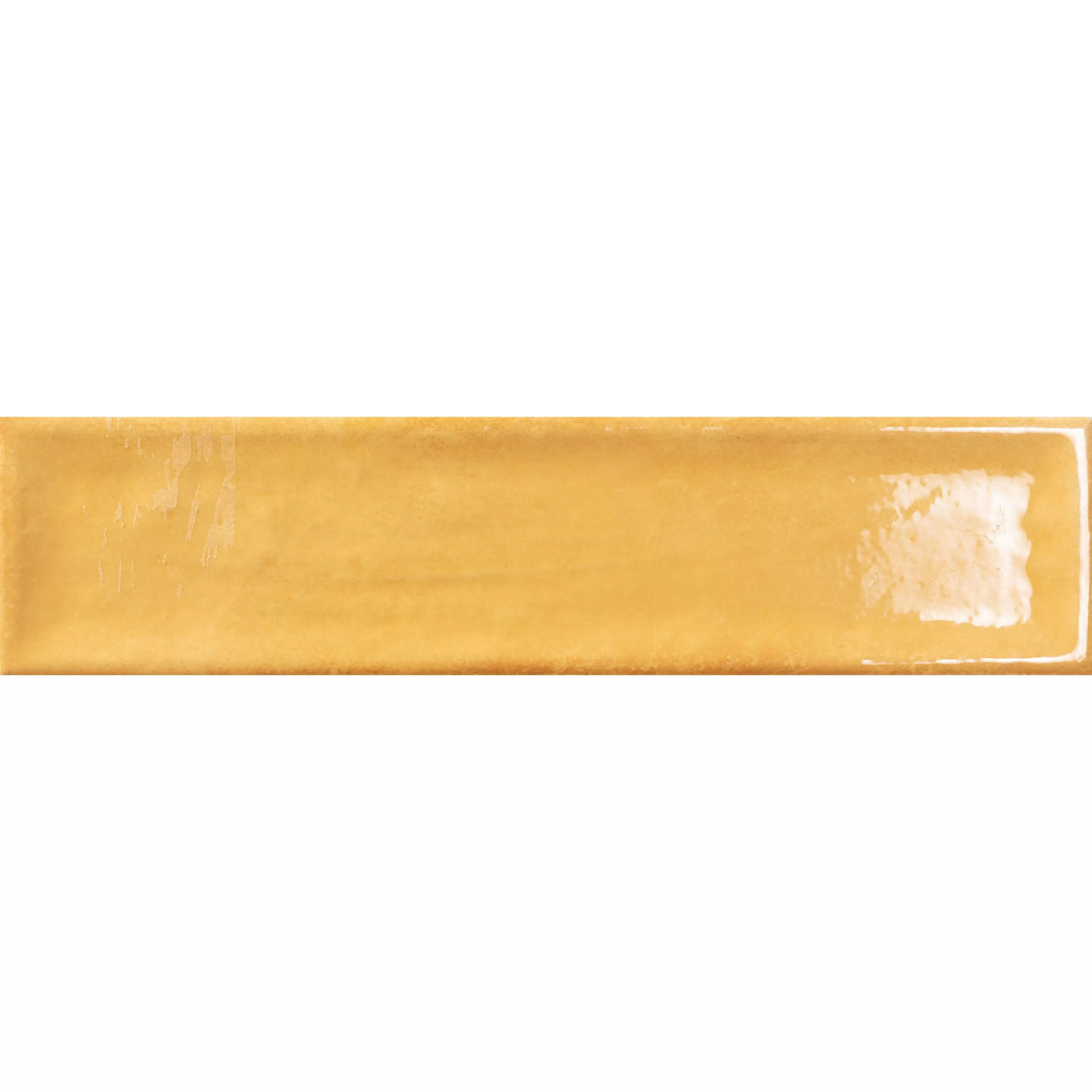 Wandtegels Pascal Glanzend Binnen Met Facet  Geel 7,5x30cm Wandtegels Pascal Glanzend Binnen Met Facet  Geel 7,5x30cm