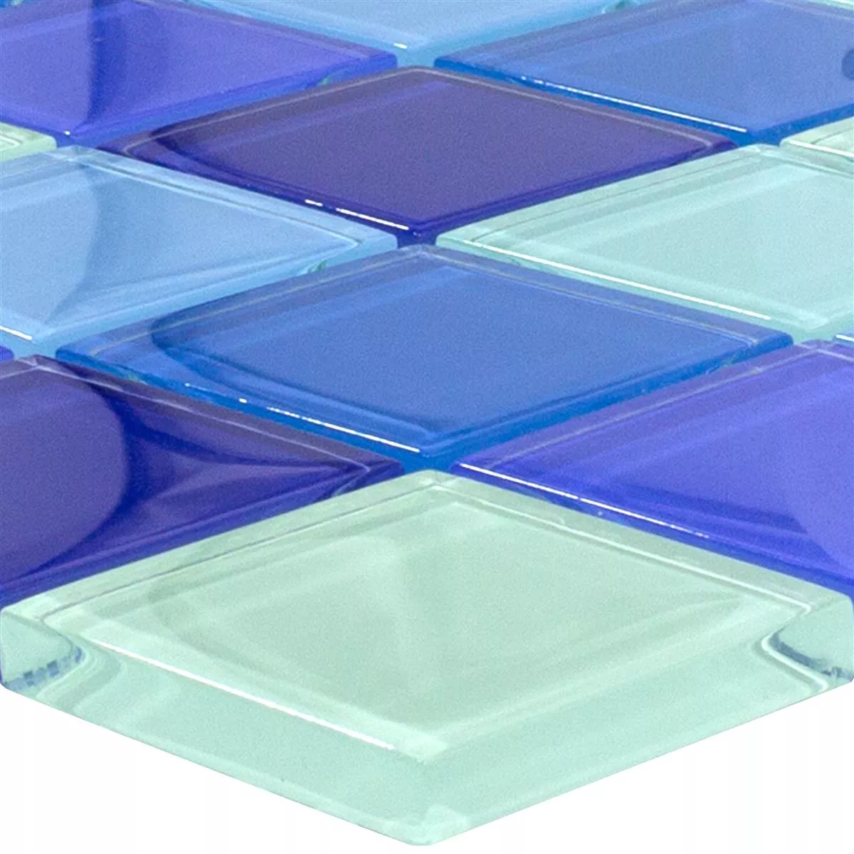 Glasmozaïek Tegels Glasgow Blauw Mix Glasmozaïek Tegels Glasgow Blauw Mix