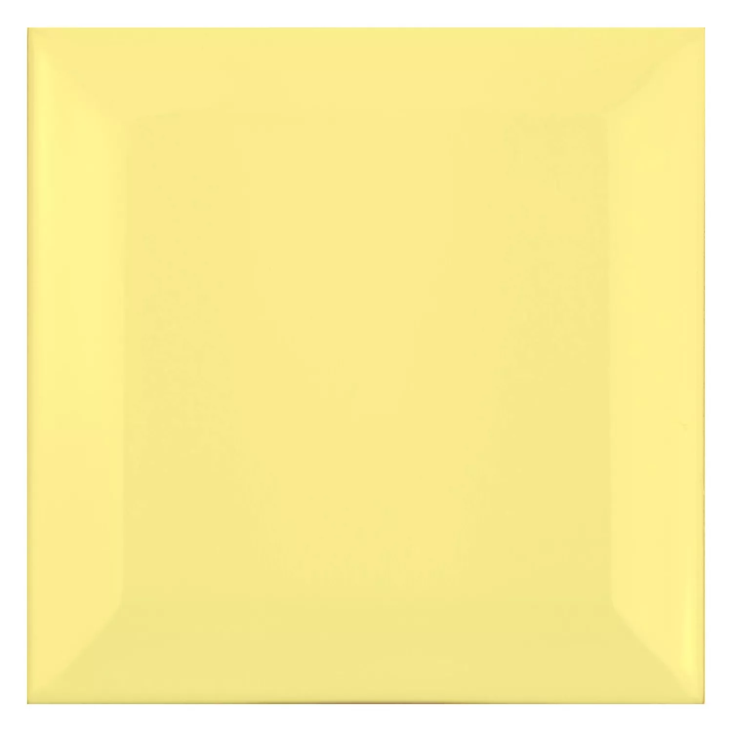 Metro tegel Geel Mat 10x10 cm Met Facet Catarina Amarillo