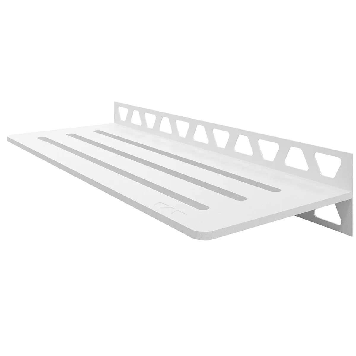 Doucheplank wandplank Schlüter rechthoek 30x11,5cm golf wit