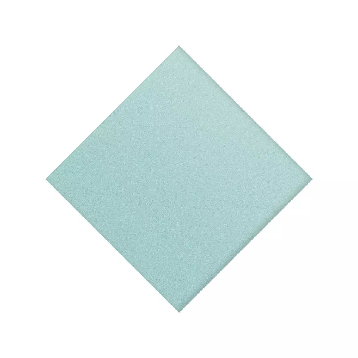Porselein steengoed Tegels Genexia Uni Turquoise Rosone 4,6x4,6cm
