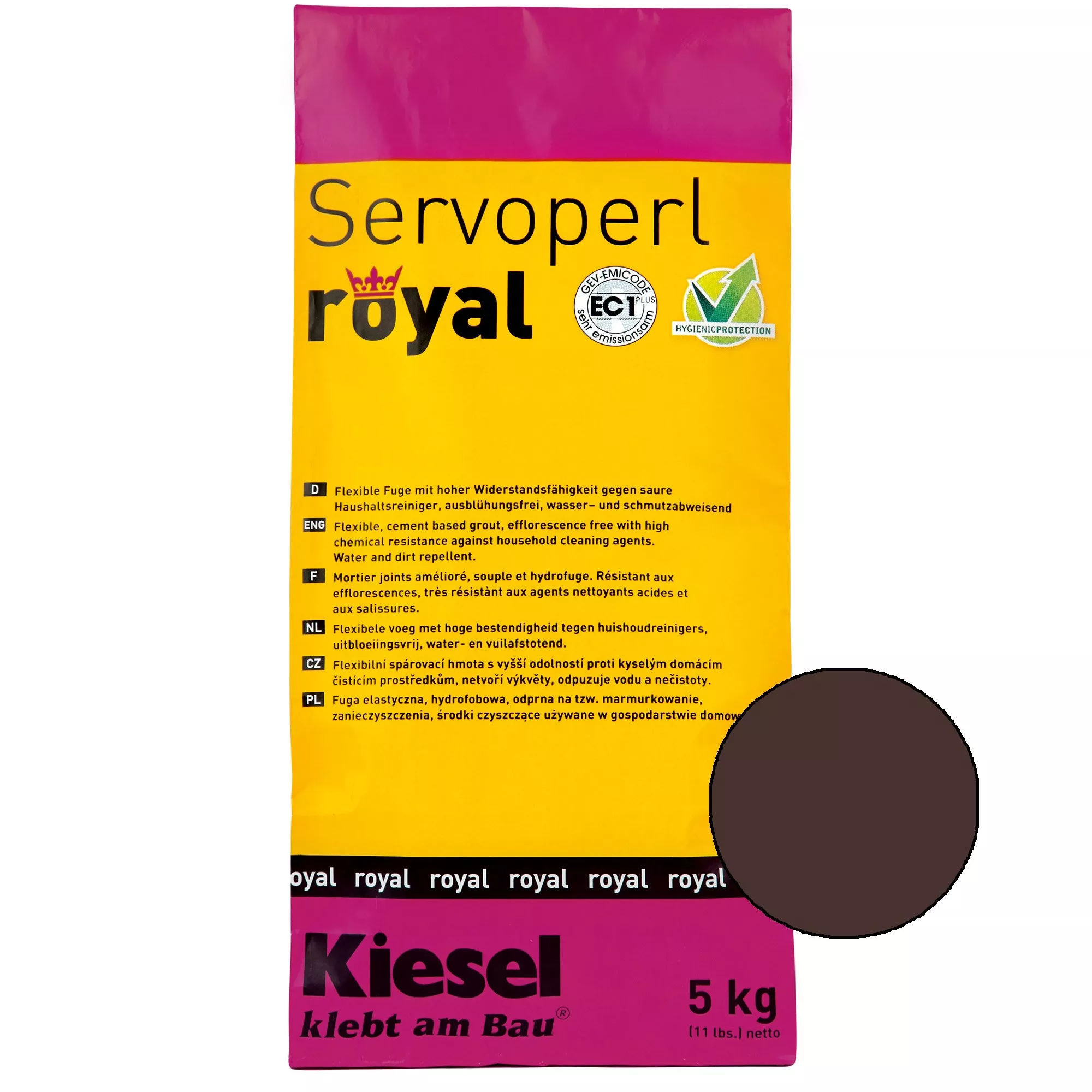 Kiesel Servoperl Royal - Flexibele, Water- En Vuilafstotende Voeg (5KG Balibraun)