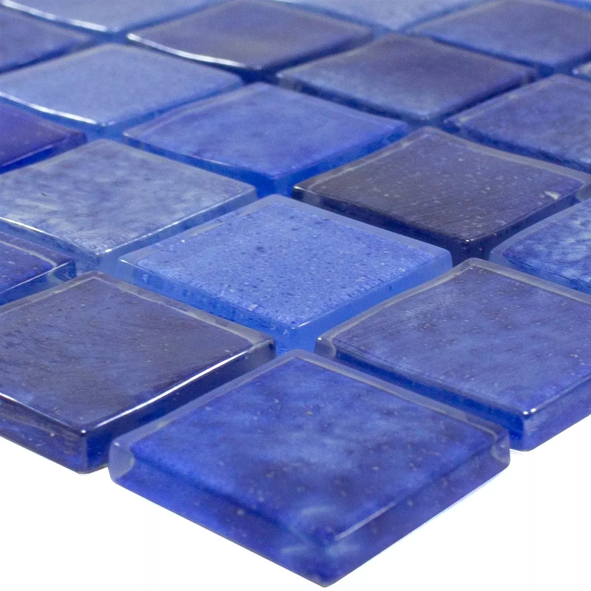 Glasmozaïek Ayanos Blauw 23x23x4 mm