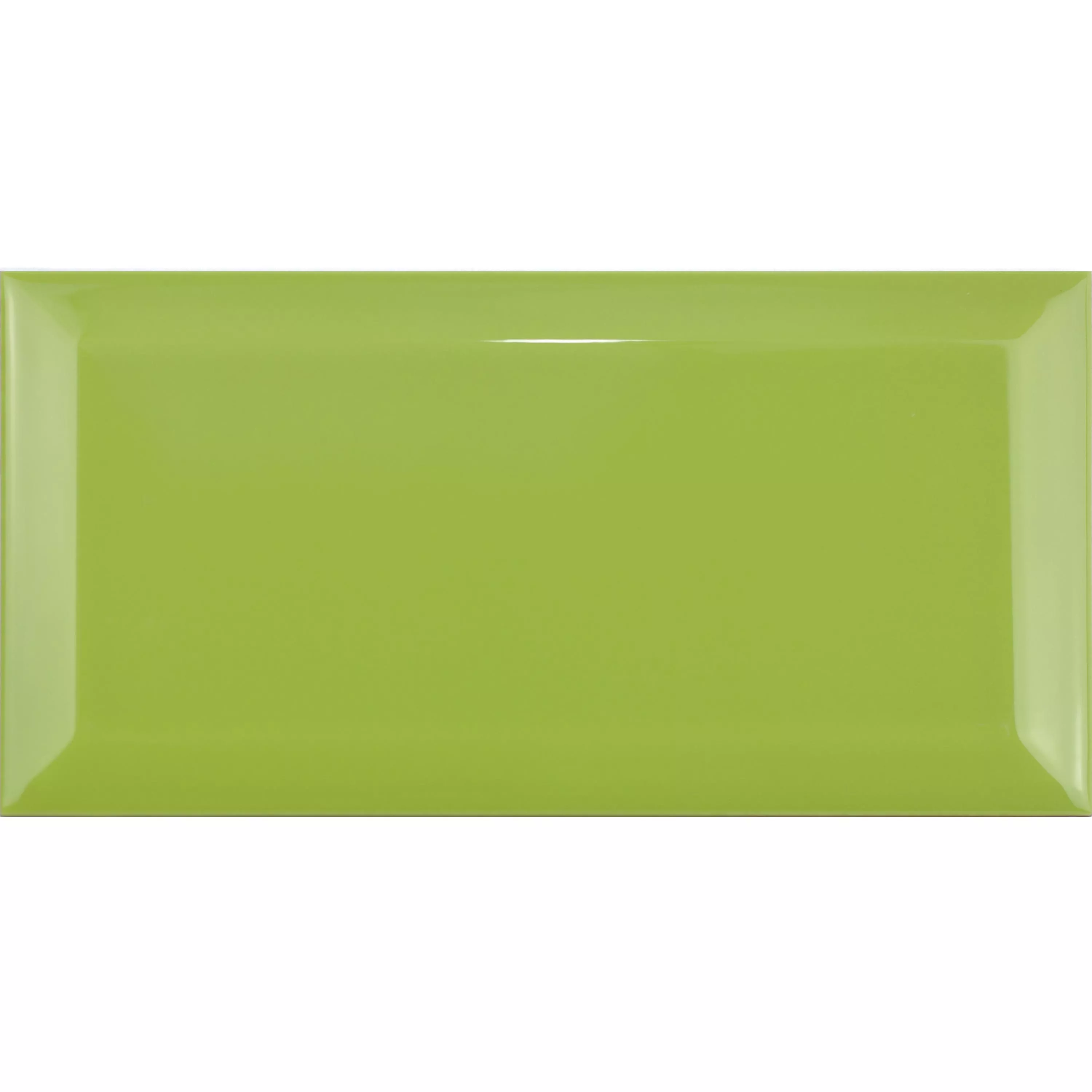 Metro Wandtegels Brussel Met Facet 10x20x0,7cm Pistacho Metro Wandtegels Brussel Met Facet 10x20x0,7cm Pistacho