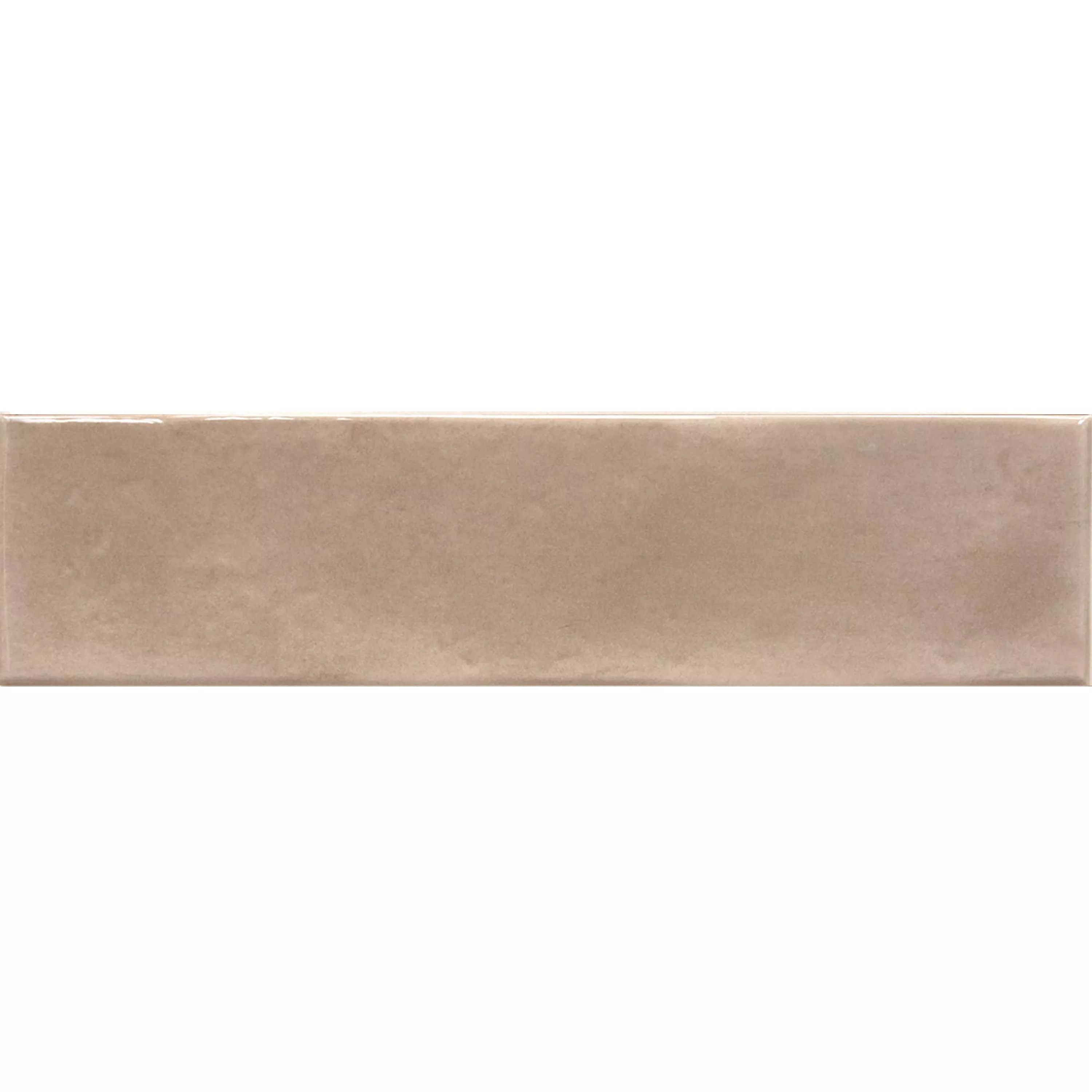 Wandtegels Conway Gegolfd 7,5x30cm Lichtbruin