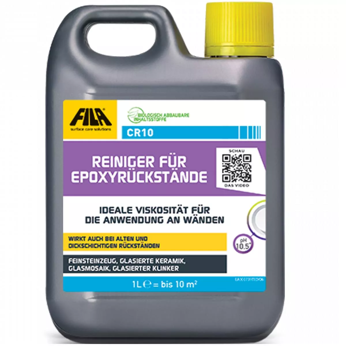 Fila CR10 reiniger voor epoxyvoegen 1 liter Fila CR10 reiniger voor epoxyvoegen 1 liter