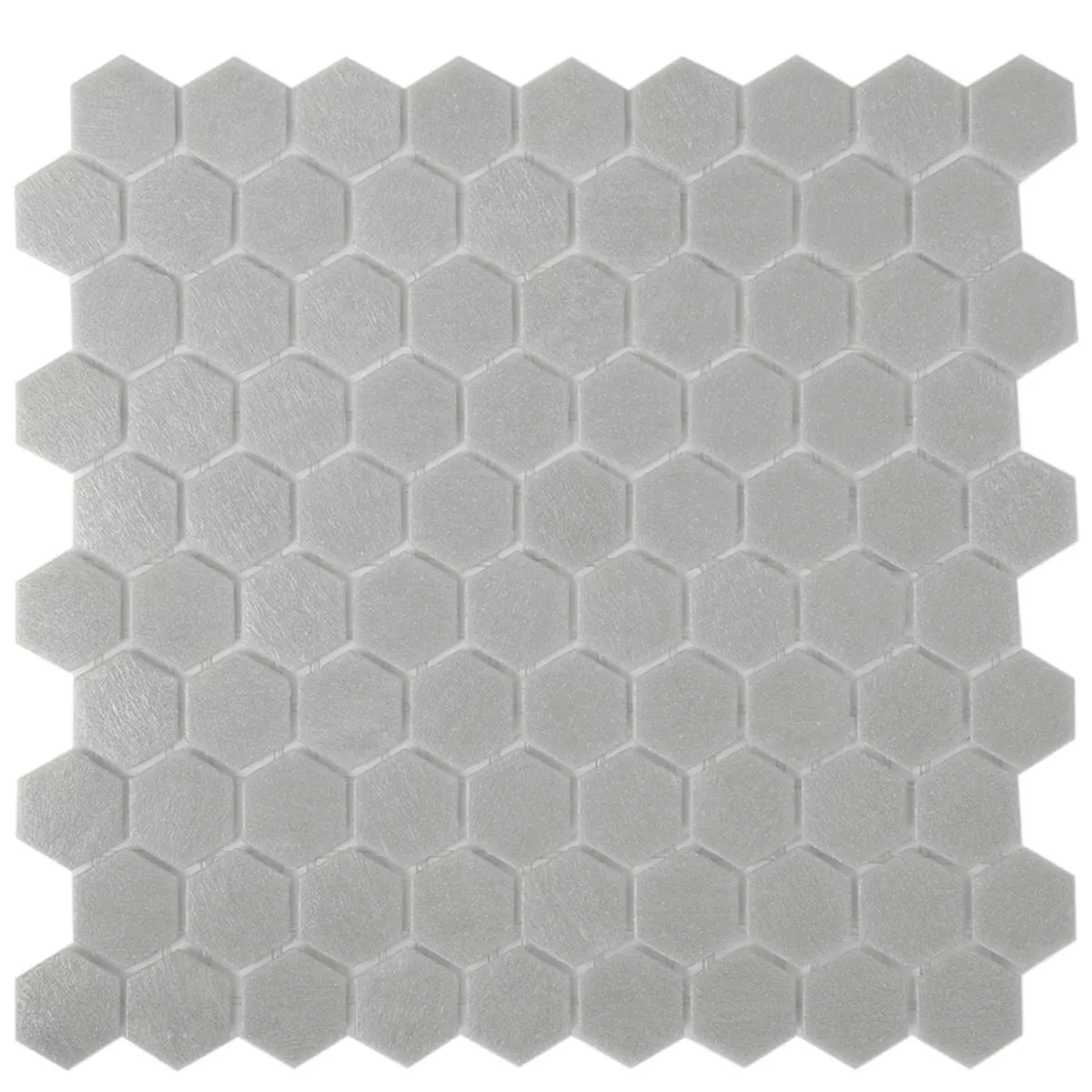 Glasmozaïek Tegels Trend-Vi Hexagon 152 Grijs