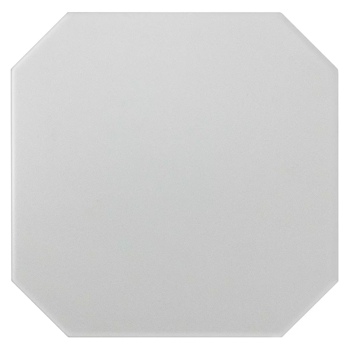 Porselein steengoed Tegels Genexia Uni Crème Octagon 20x20cm