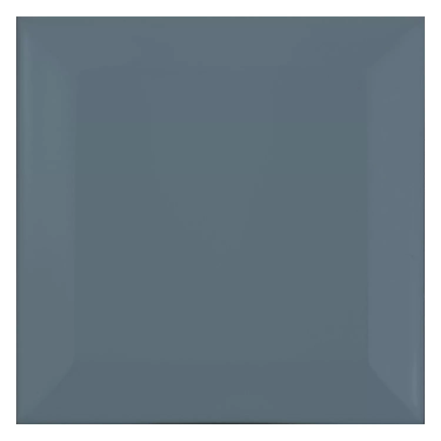 Metro tegel Blauw Mat 10x10 cm Met Facet Catarina Blue Mist