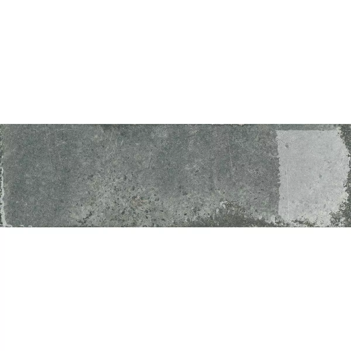 Wandtegels Lara Glanzend Gegolfd 10x30cm Grijs Wandtegels Lara Glanzend Gegolfd 10x30cm Grijs