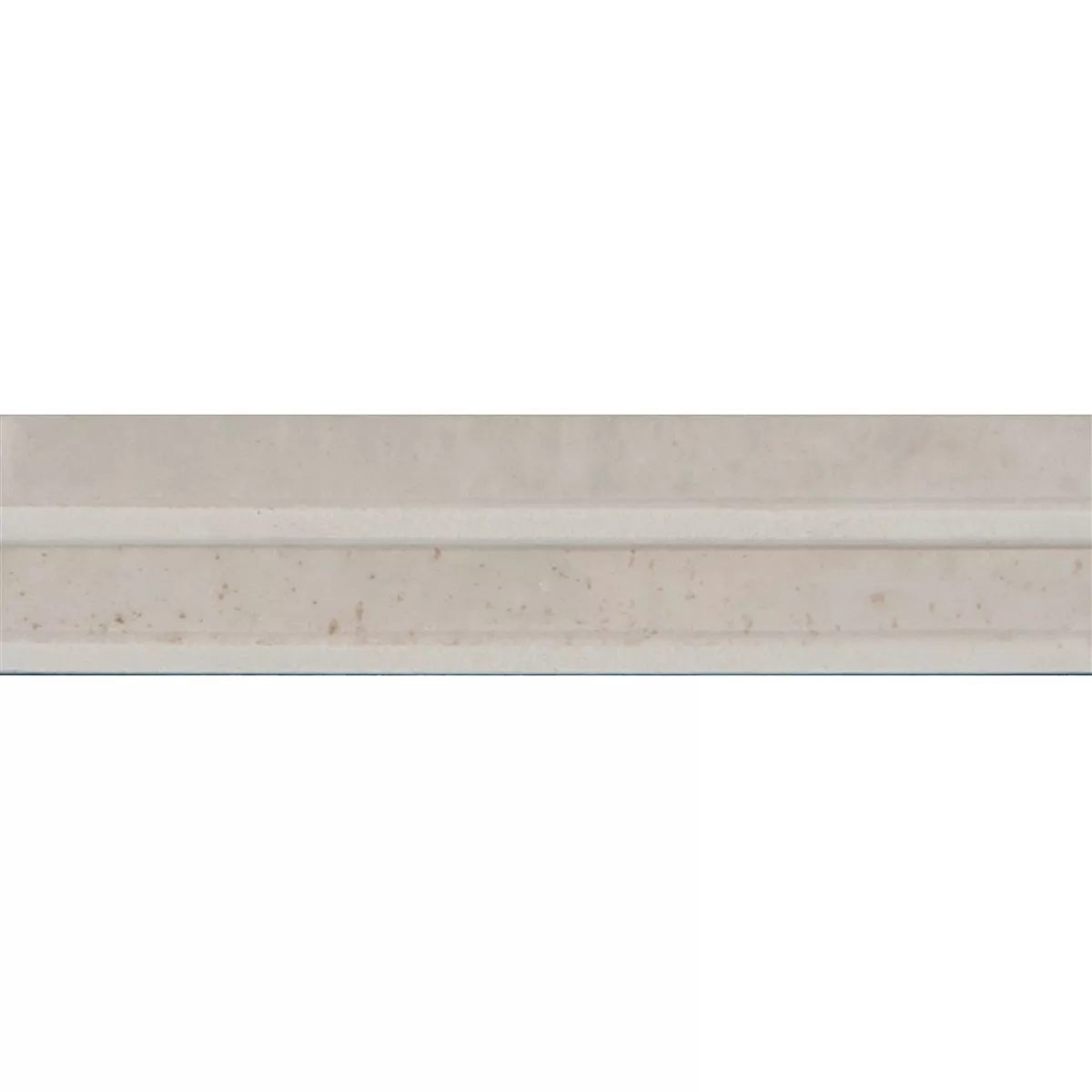 Artemis Bone Glanzend Gestructureerde 3D 6x24 cm