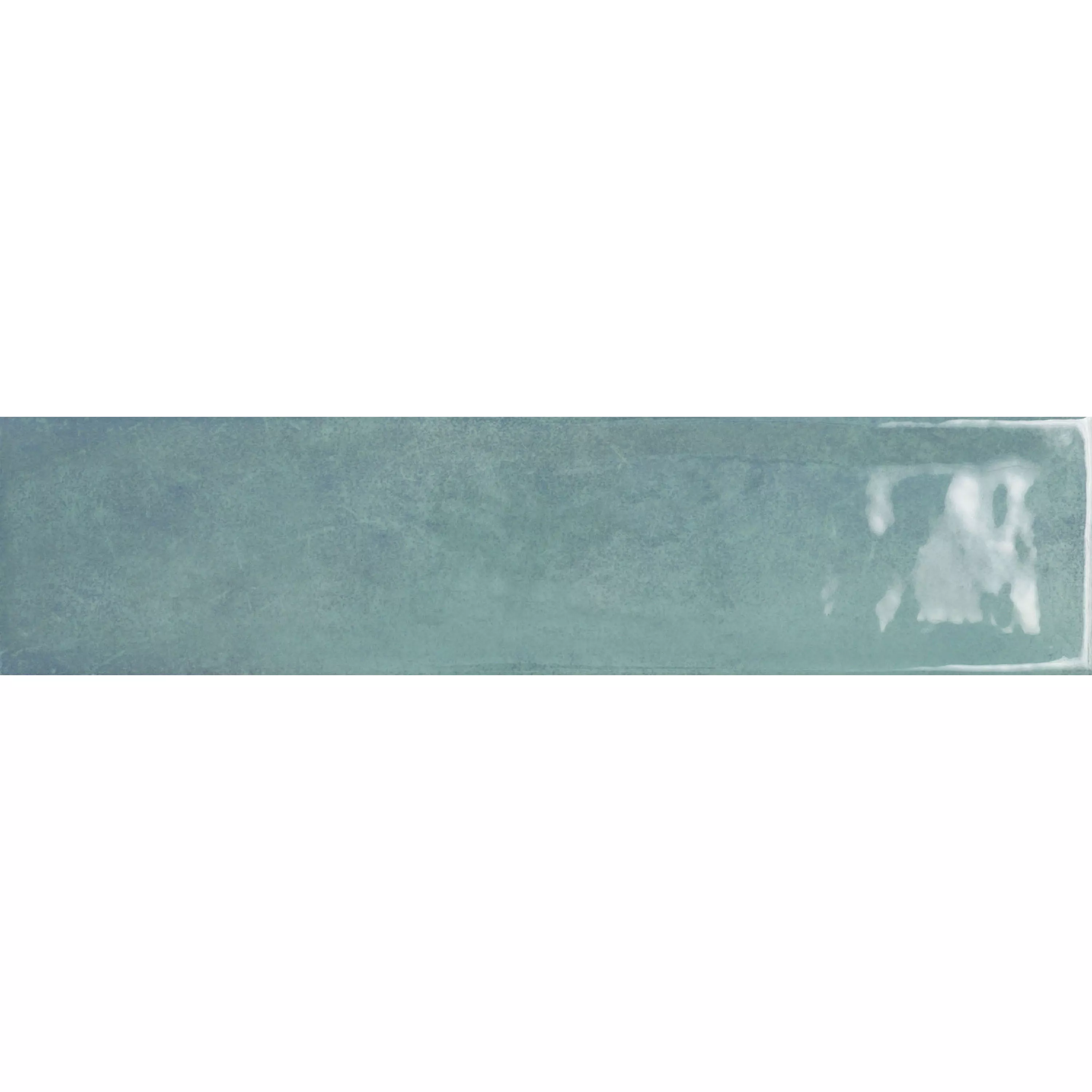 Sample Wandtegels Pascal Glanzend Binnen Met Facet Turquoise 7,5x30cm