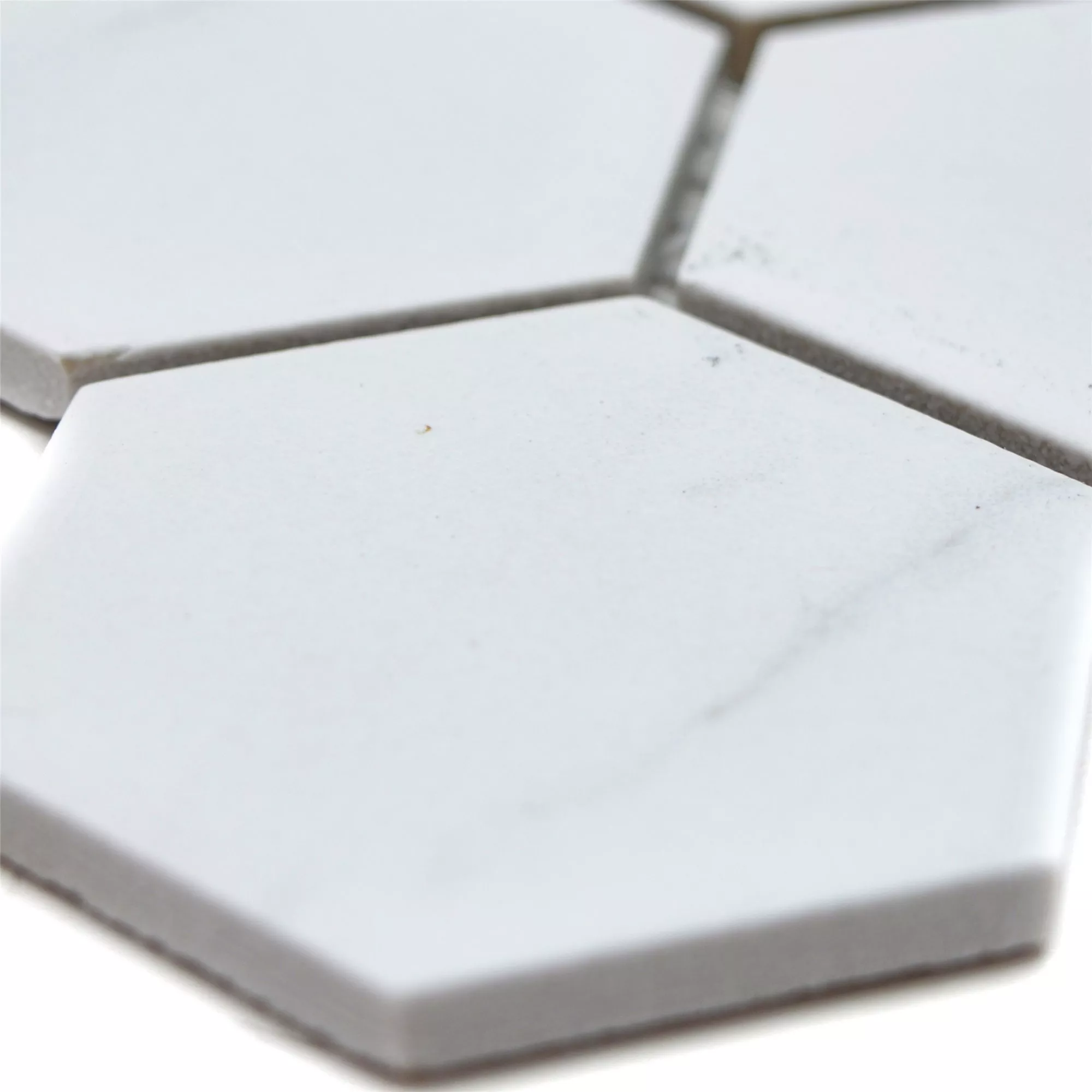 Keramiek Mozaïektegels Zyrus Carrara Hexagon 51
