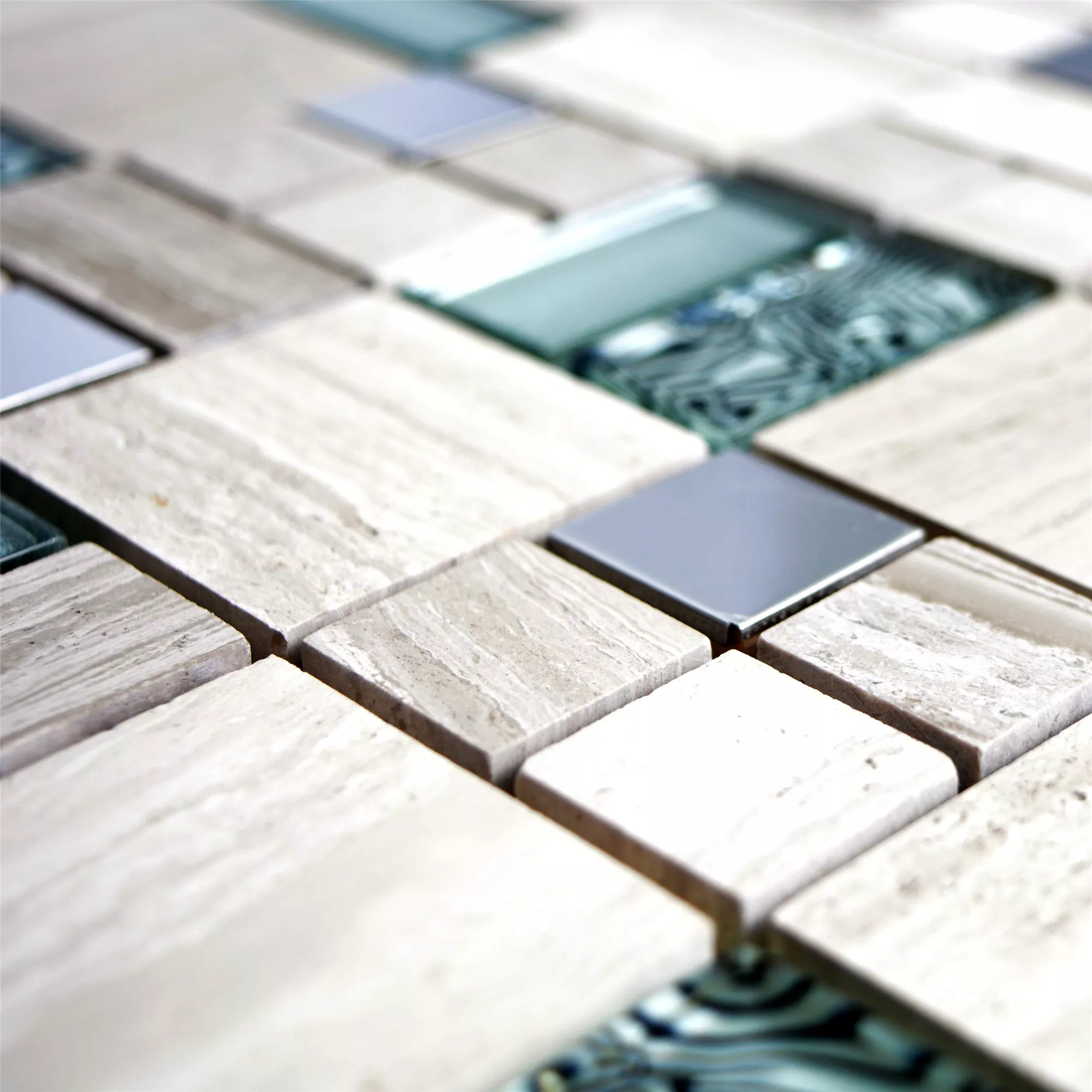 Sample Glas Natuursteen Metaal Mozaïektegels Tinkabell