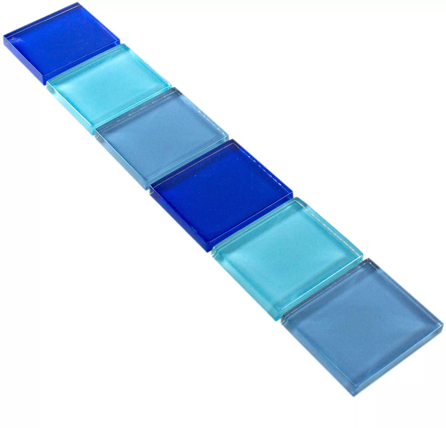 Glastegels Tegelranden Exira Blauw Turquoise