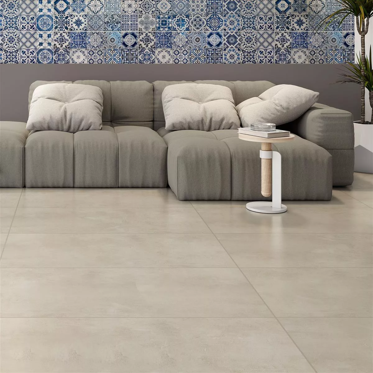 Sample Vloertegels Assos Beton Optic R10/B Beige 60x120cm