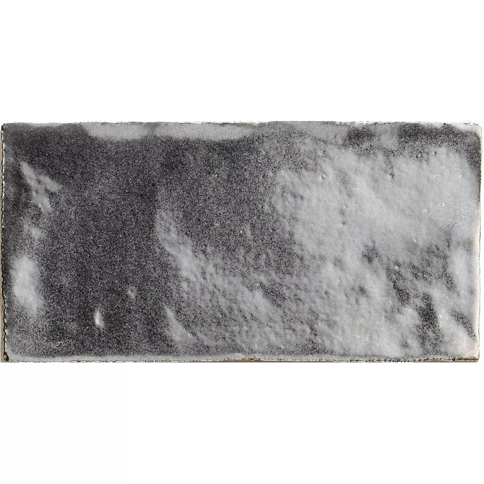 Sample Wandtegels Algier Handgemaakte 7,5x15cm Zilver