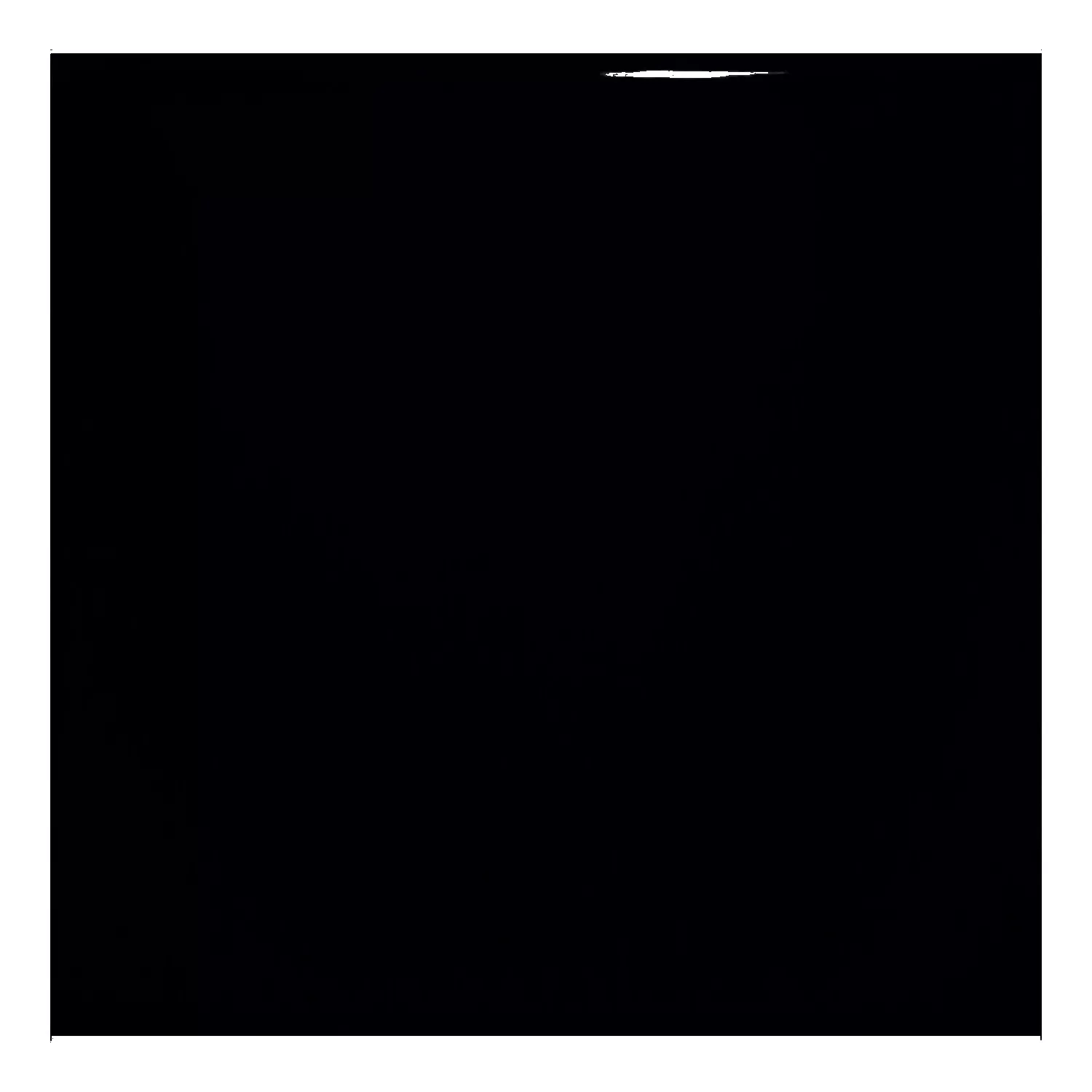 Metro tegel Zwart Glanzend 10x10 cm Zonder Facet Freyburg Negro