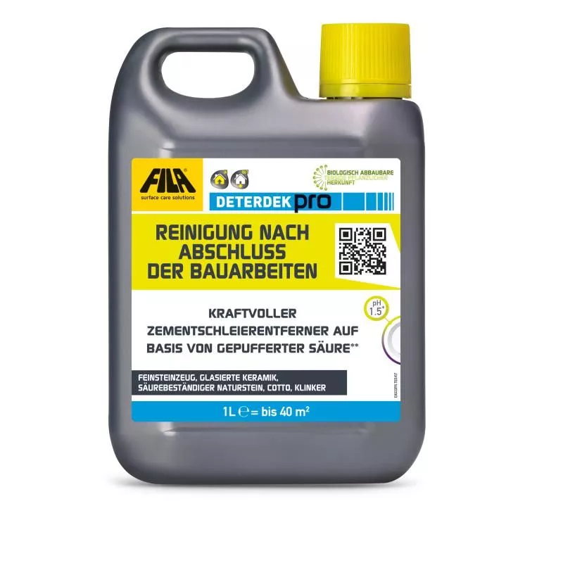 FILA Deterdek Zure reinigingsconcentraat 1 liter FILA Deterdek Zure reinigingsconcentraat 1 liter