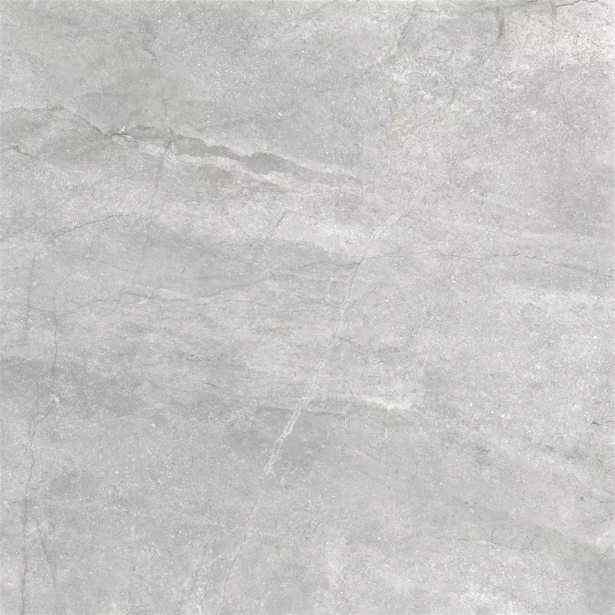 Vloertegels Pangea Marmerlook Glanzend Zilver 120x120cm