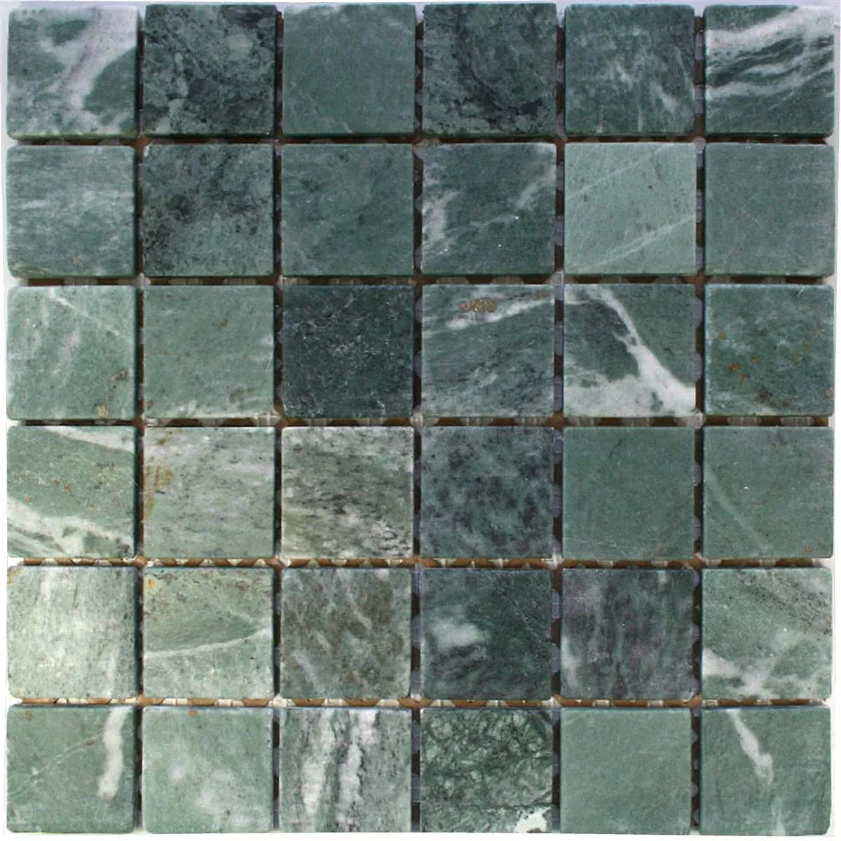 Sample Mozaïektegel Marmer 48x48x8mm Verde