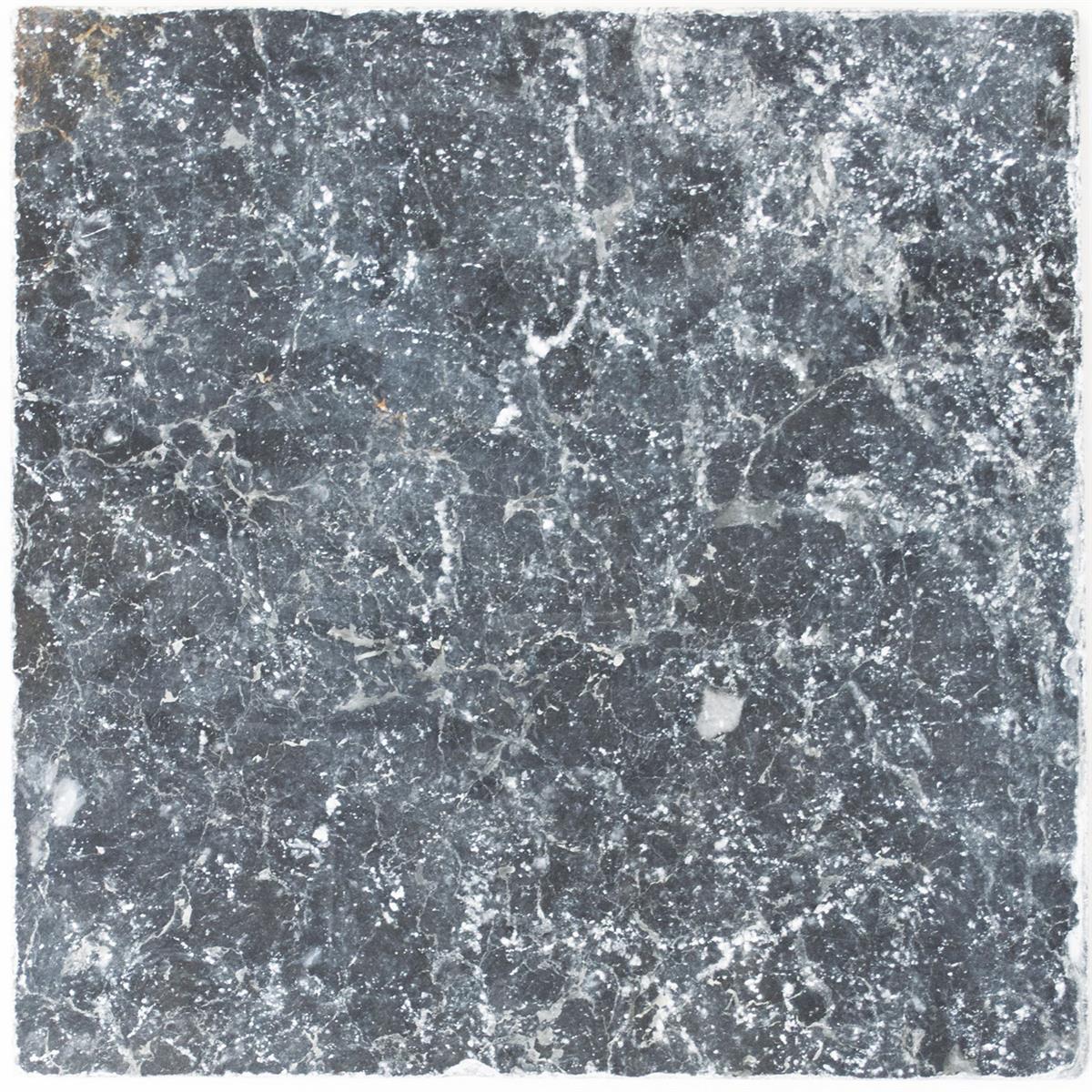 Marmer Antiek Natuursteen Tegels Nero 10x10x1cm