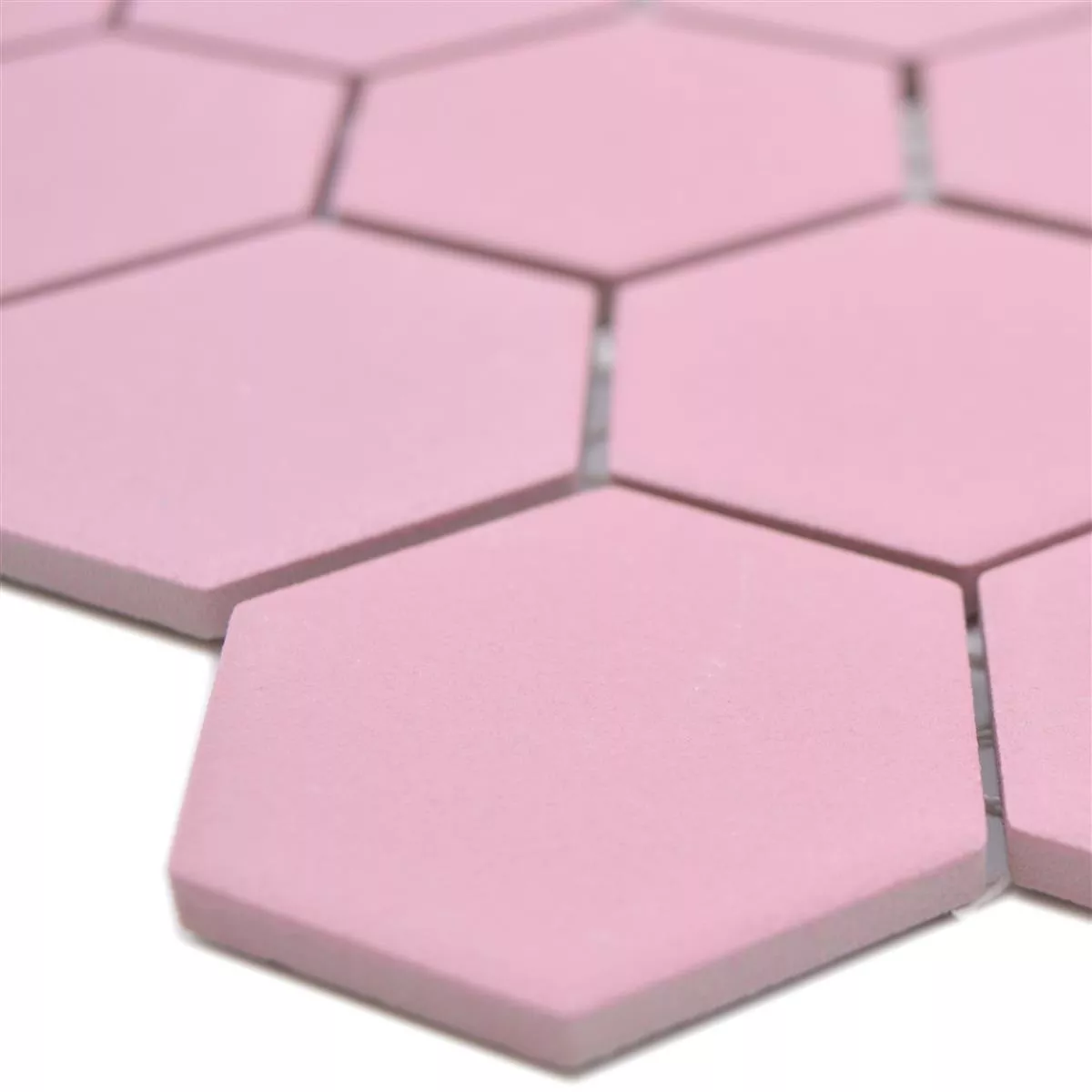 Keramiek Mozaïek Bismarck R10B Hexagon Rosa H51 Keramiek Mozaïek Bismarck R10B Hexagon Rosa H51